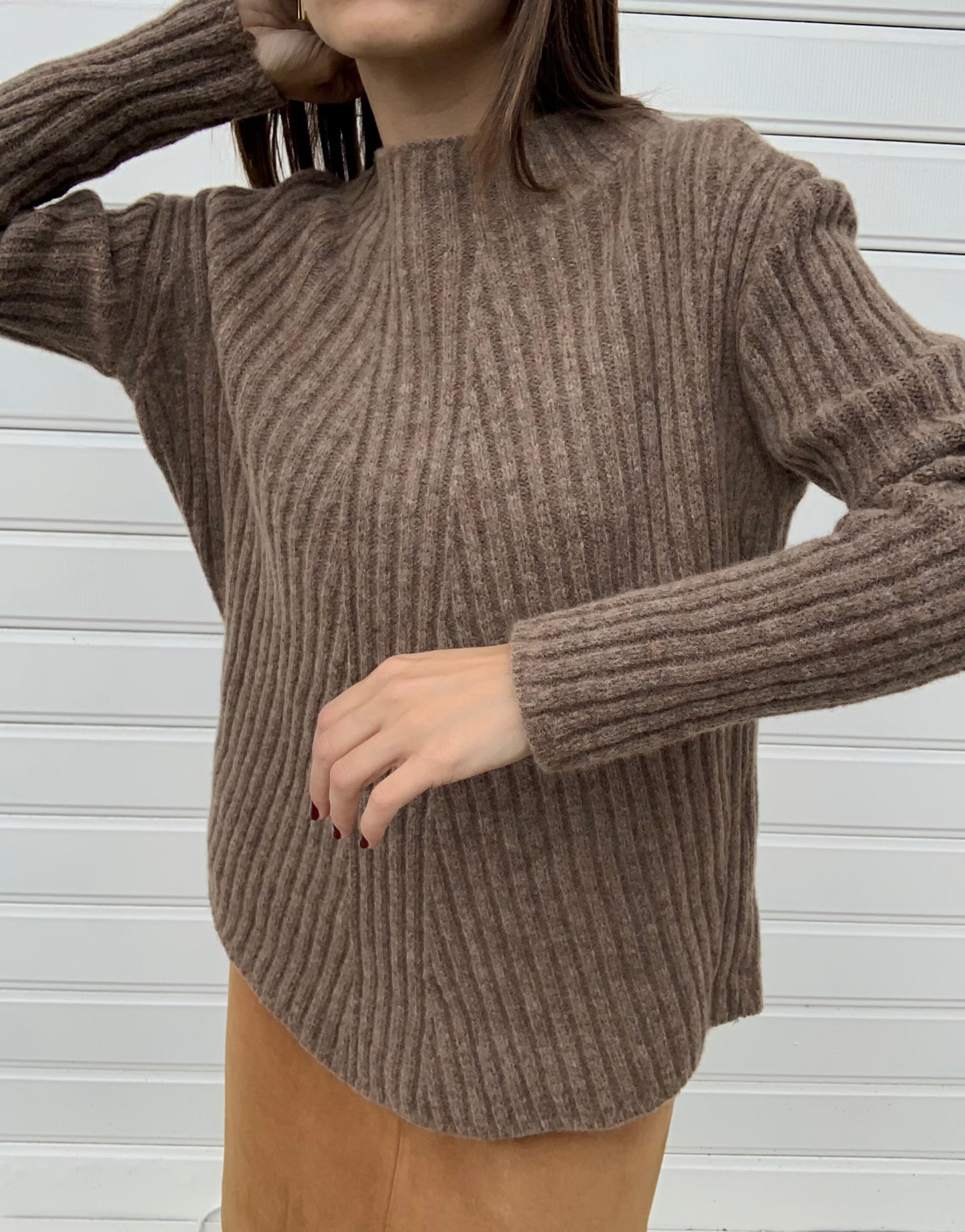 Vintage wool blend cozy jumper