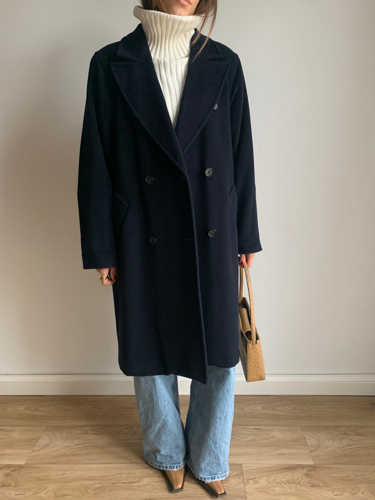 Icon Max Mara navy coat