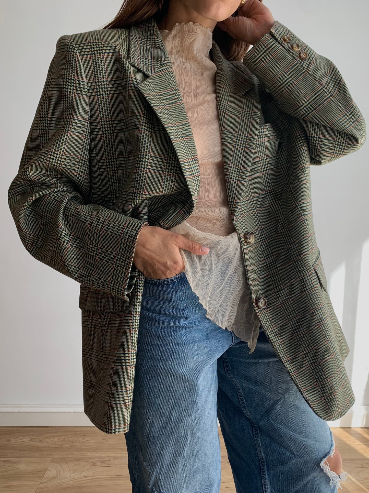 Loro Piana check blazer