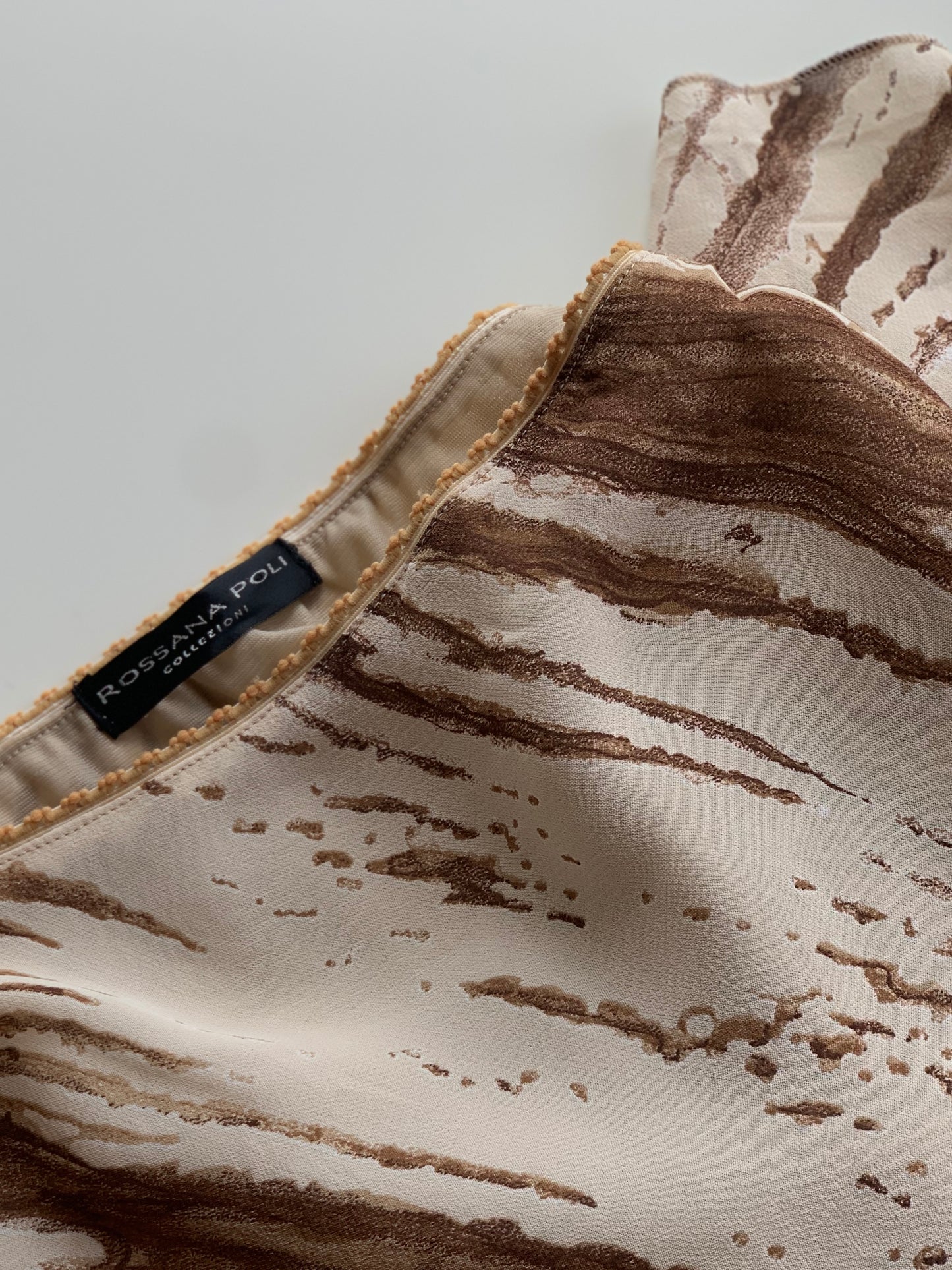 Abstract print skirt