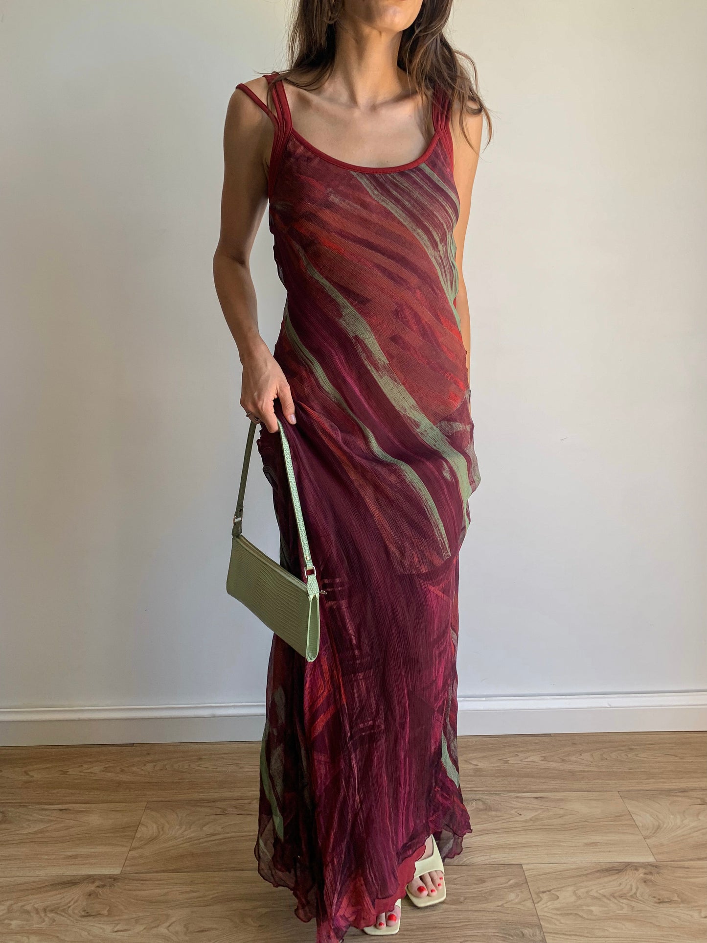 Marble effect dress