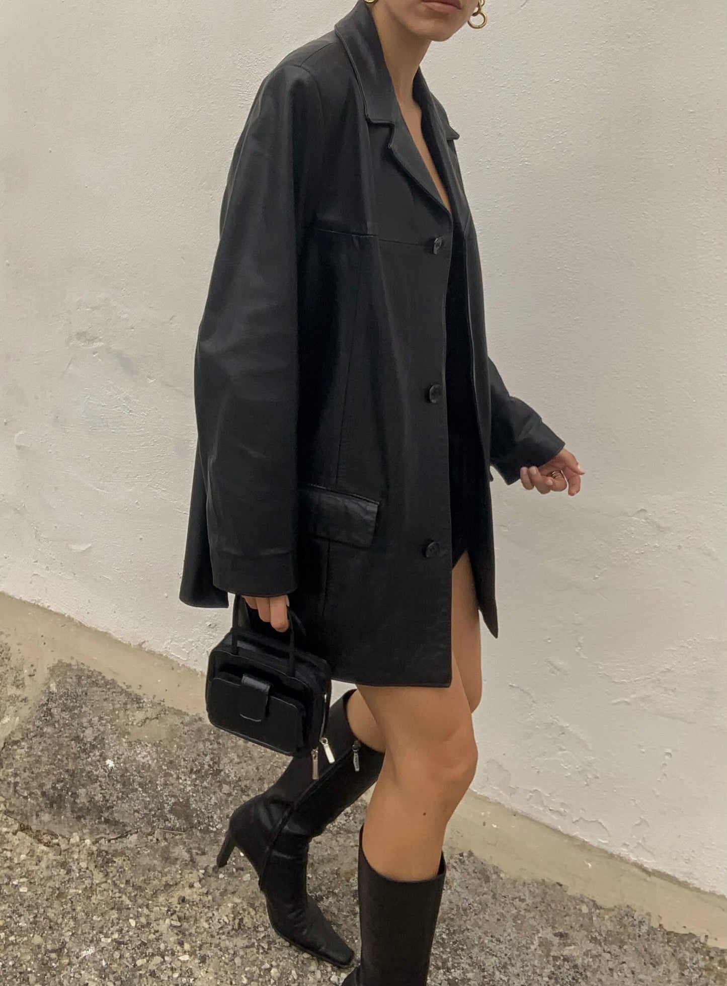 Vintage genuine leather jacket