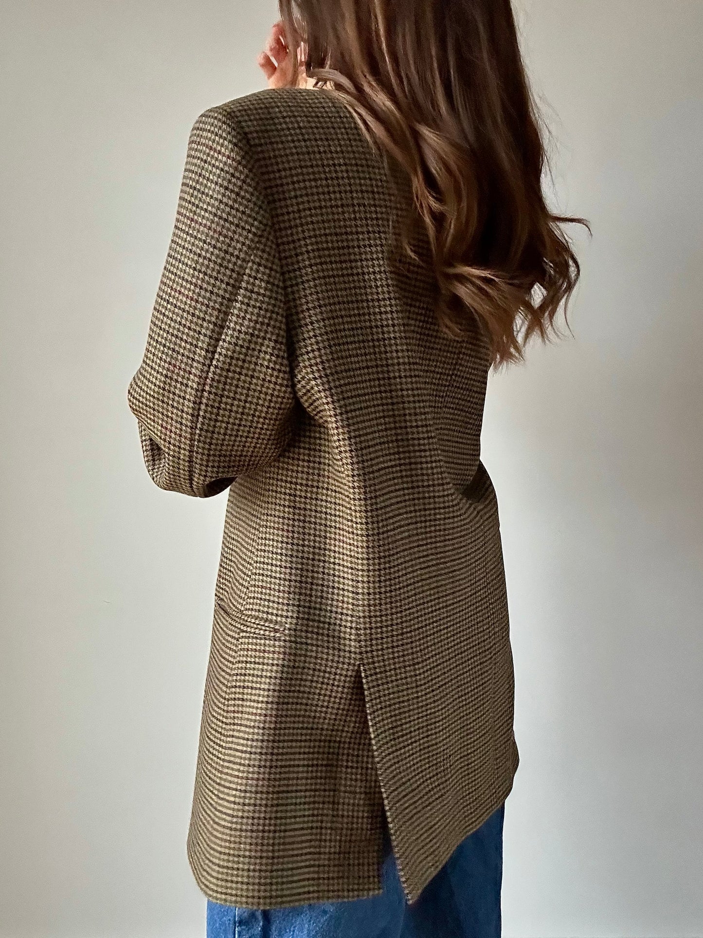 Pied de poule blazer