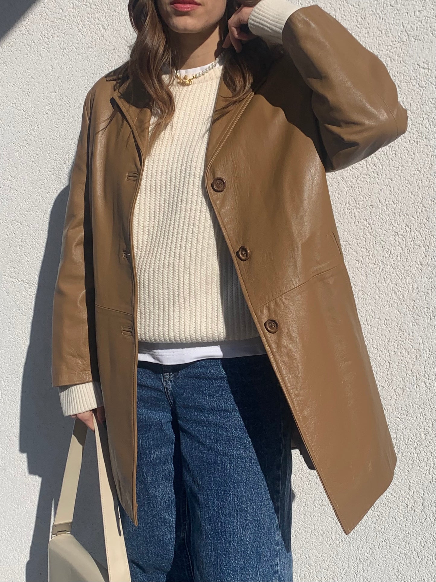 Biscotto leather jacket