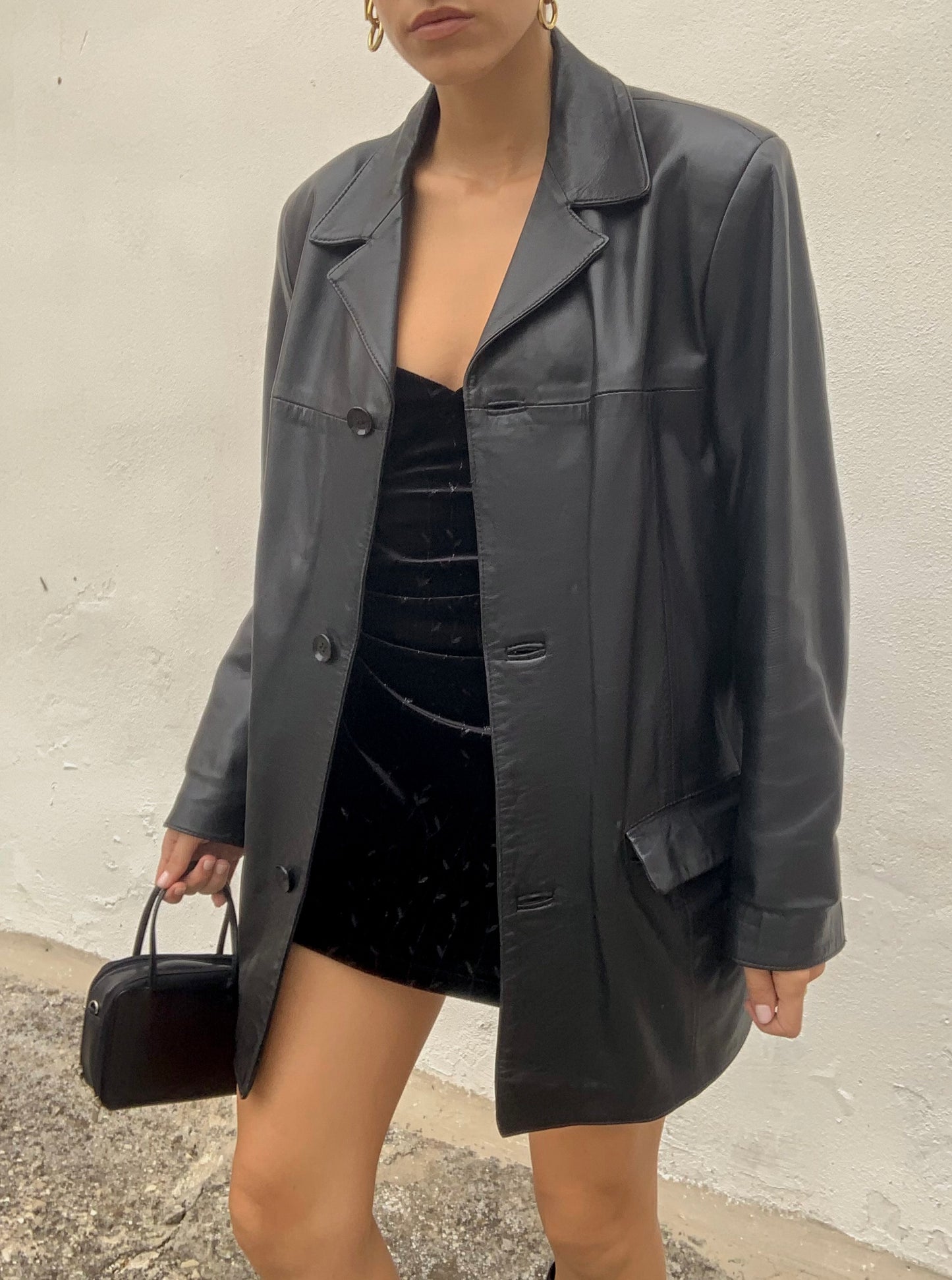 Vintage genuine leather jacket