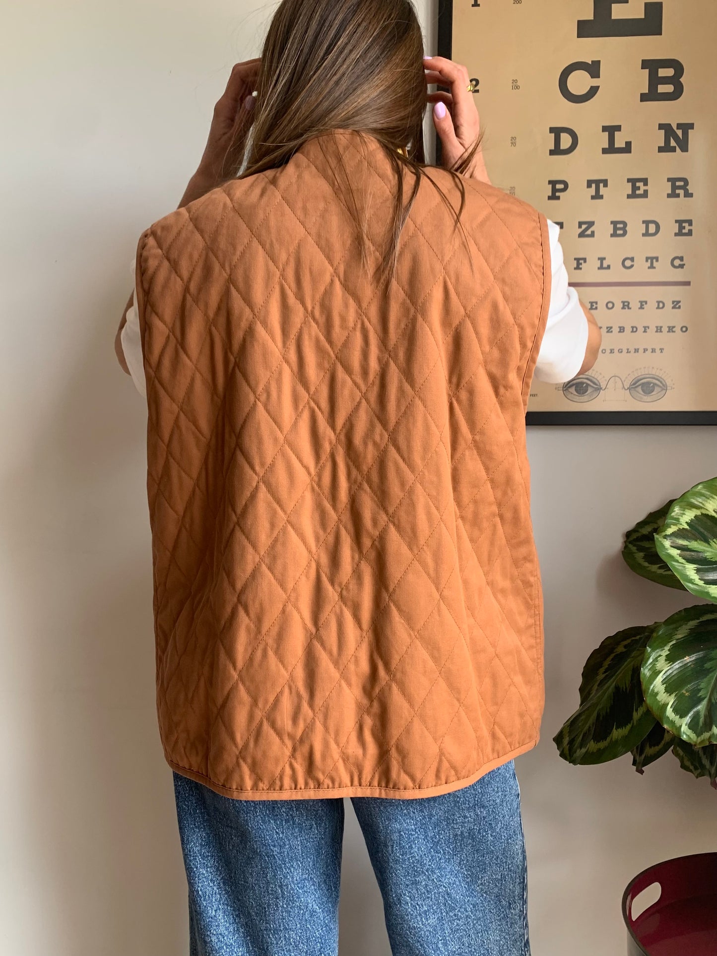 Vintage burnt orange vest