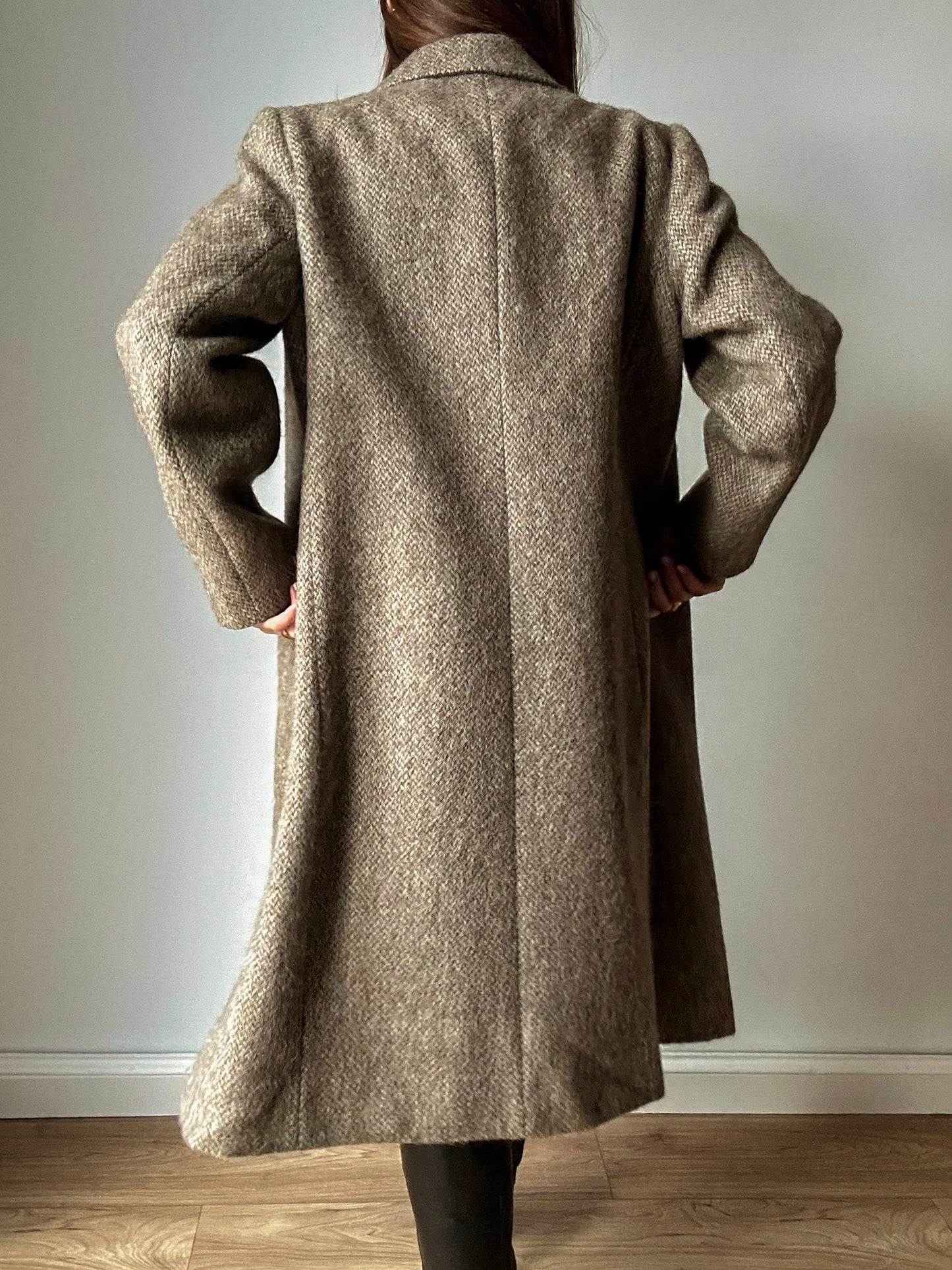Spinato cappuccino coat