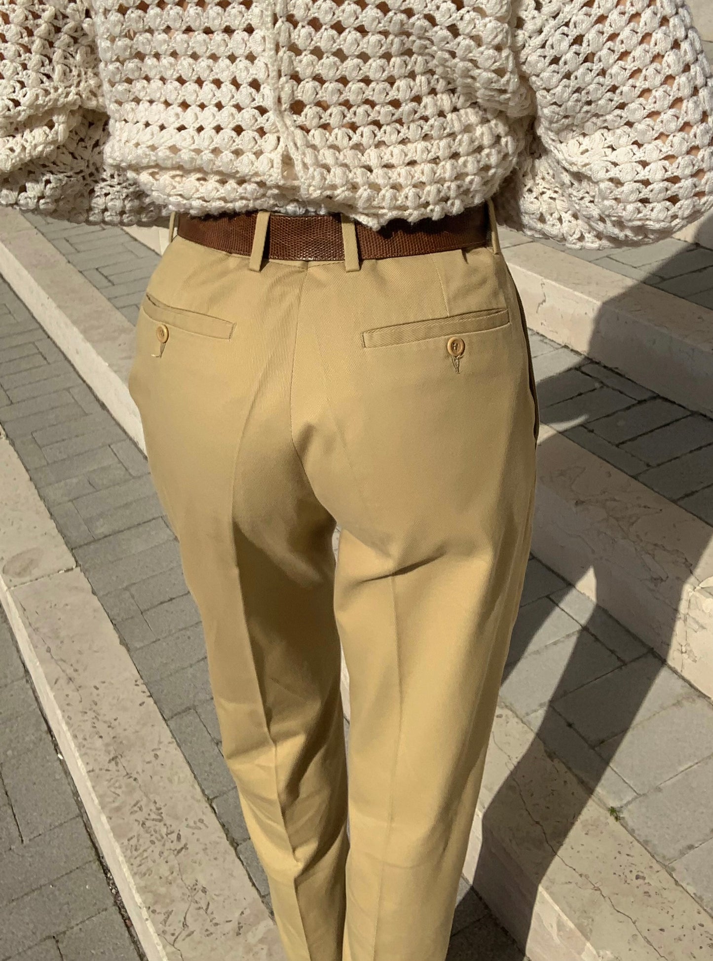 Tailored dad pant