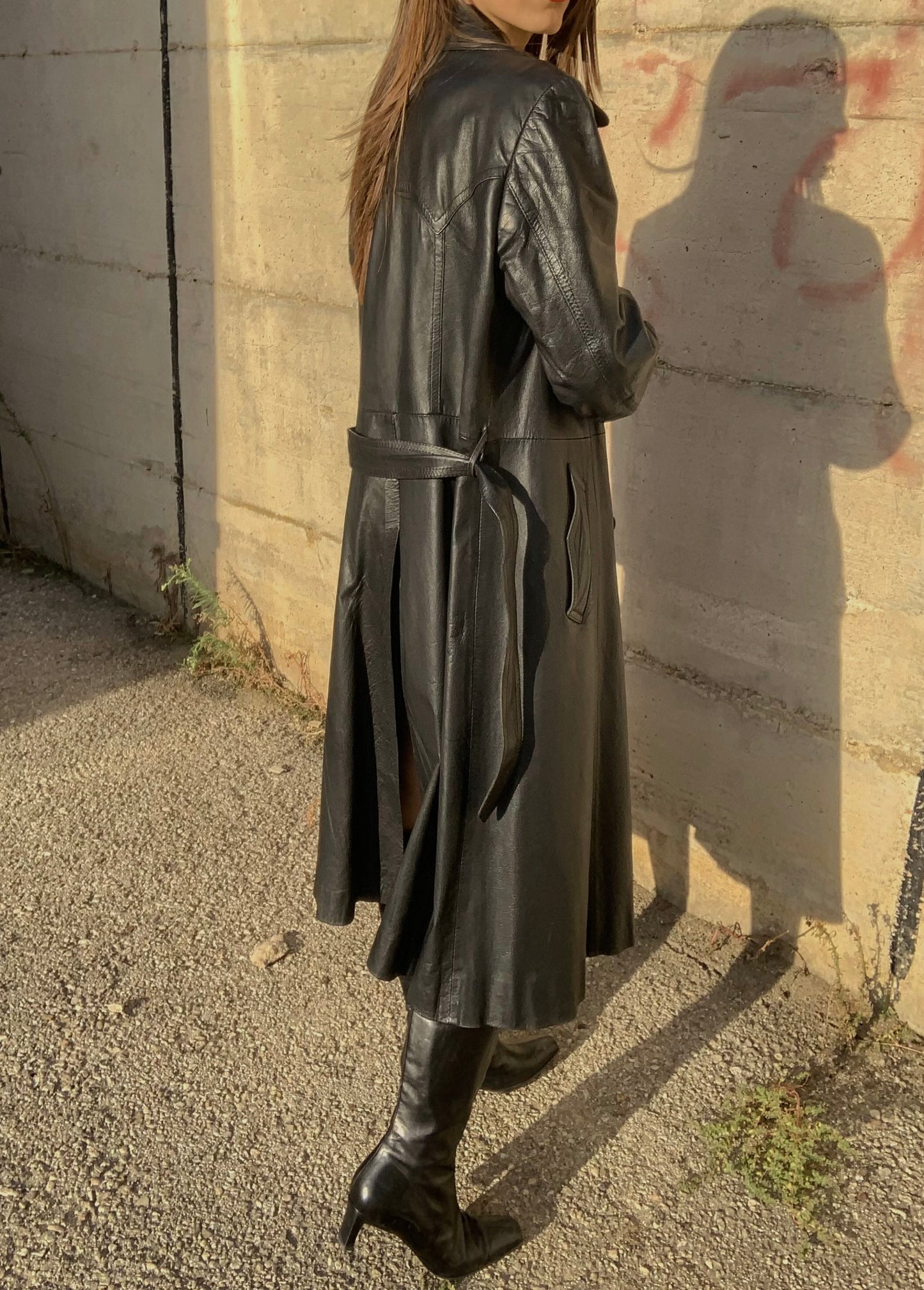 Vintage double-breasted trench coat