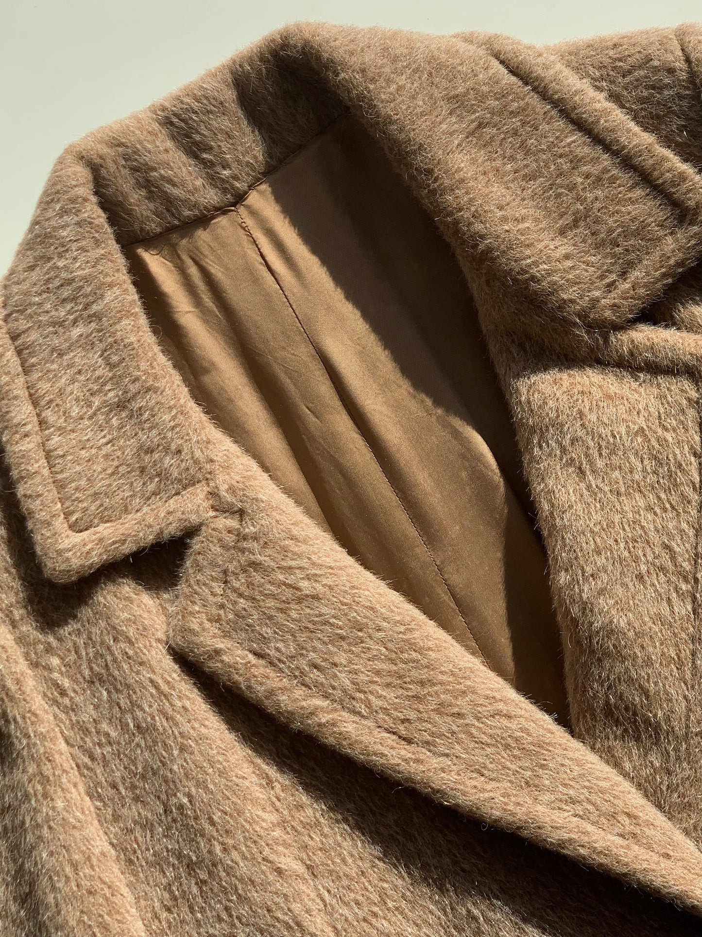 Vintage camel fur coat