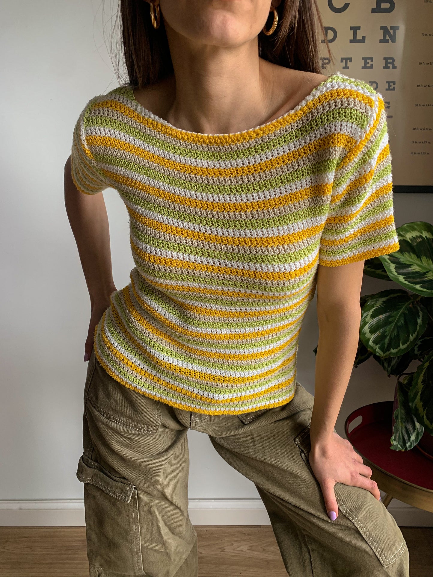 Y2K crochet top