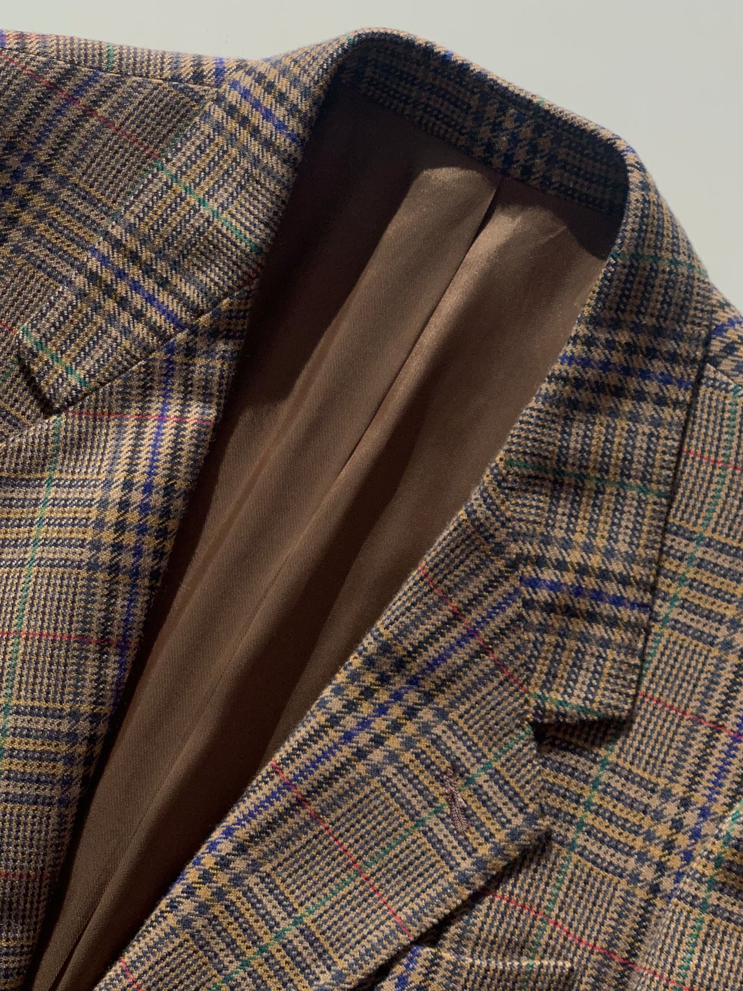 Vintage check blazer