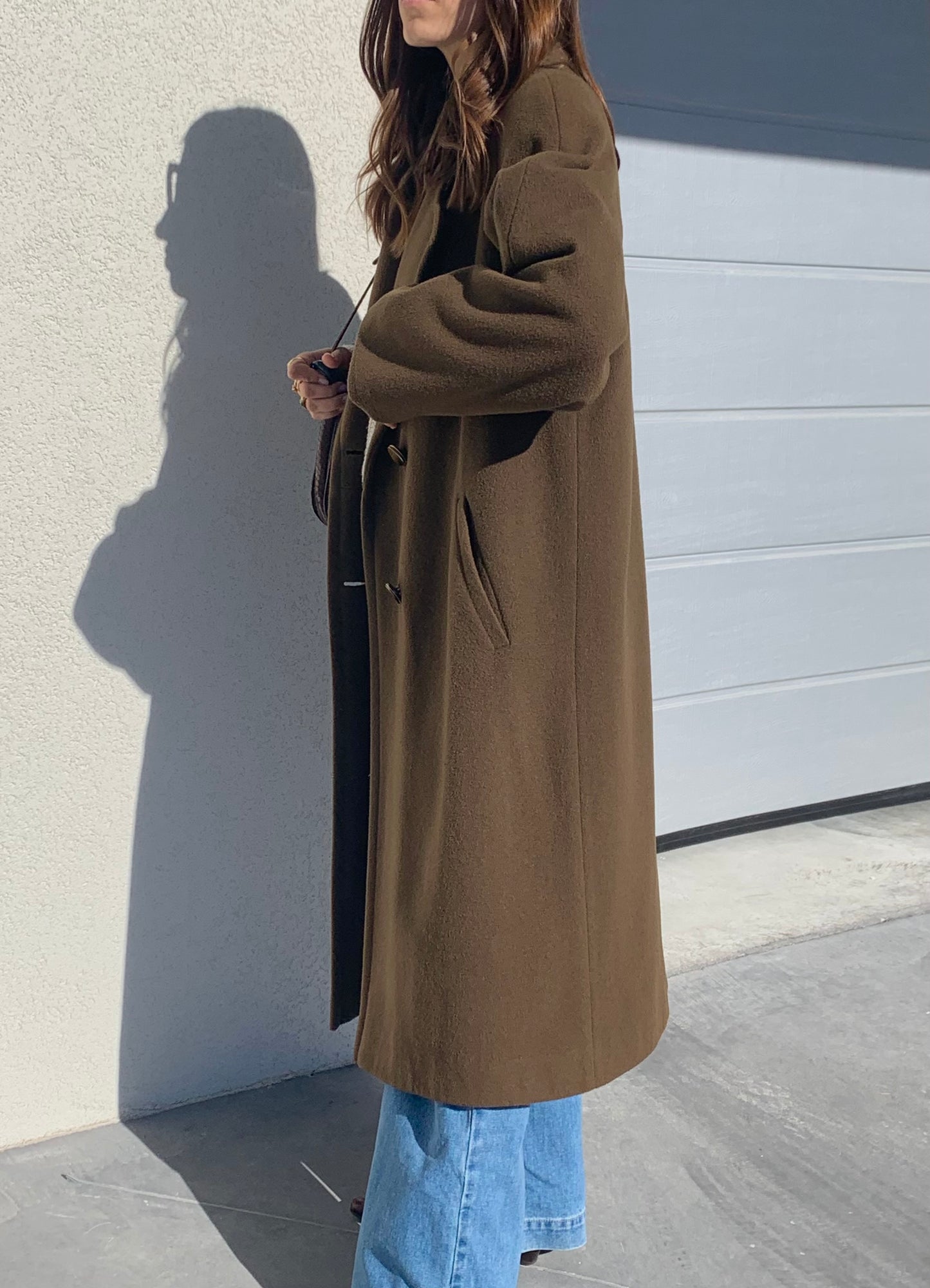 Elena Mirò vintage khaki coat