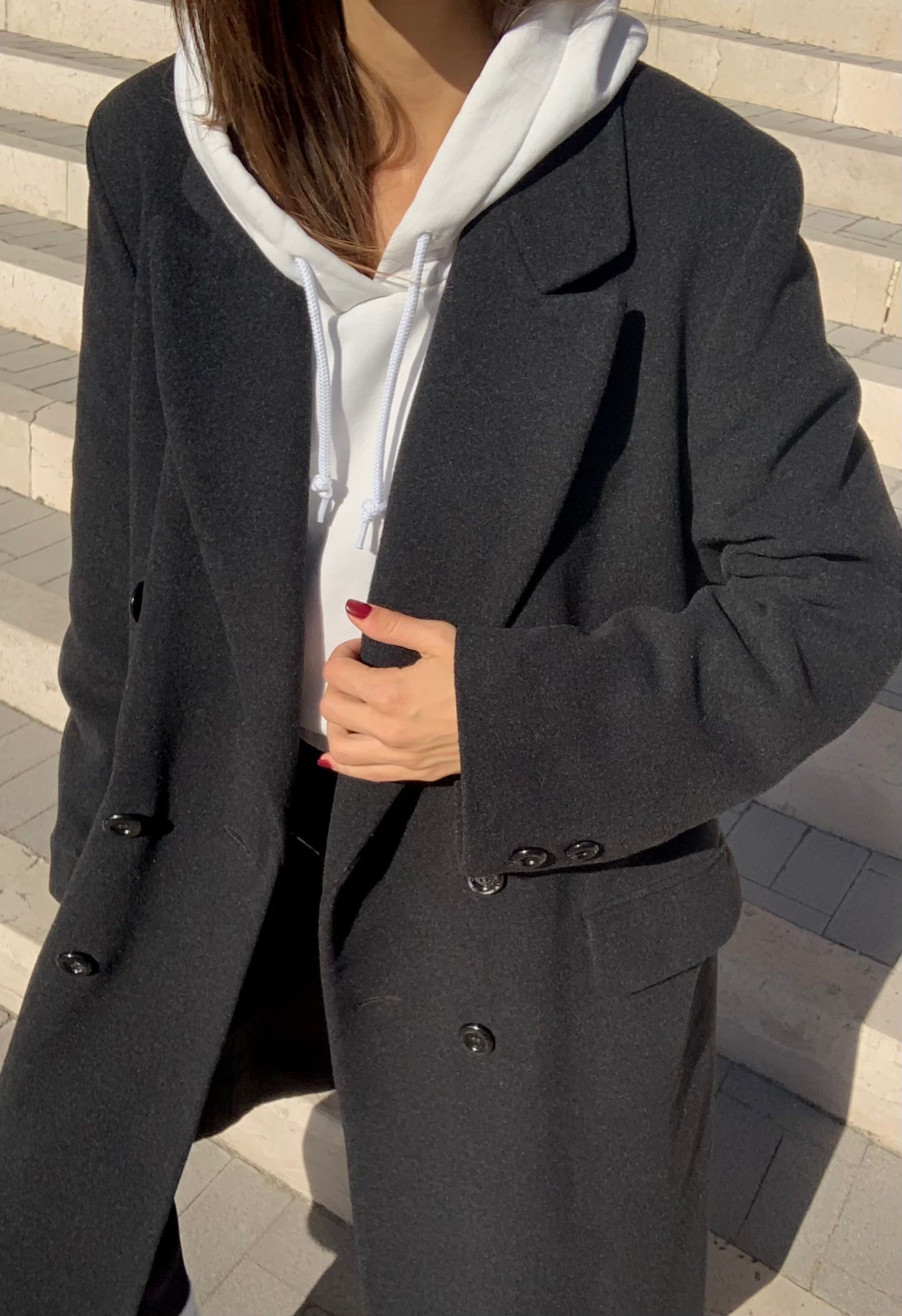 Vintage antracite coat
