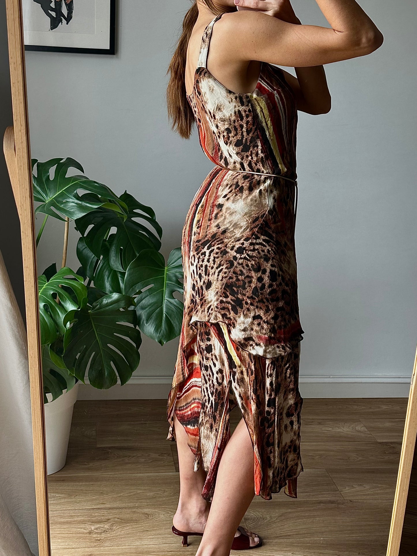 Animalier print dress