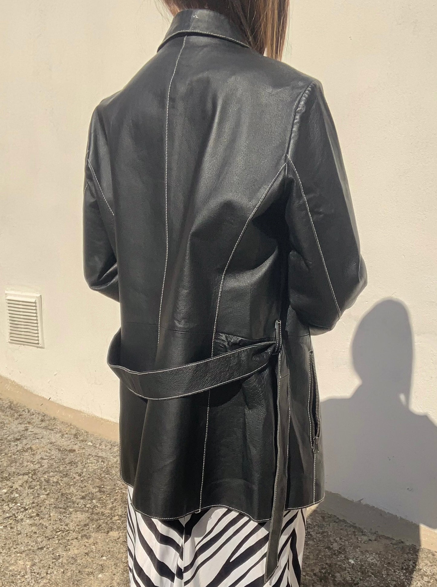 Vintage minimal structured jacket