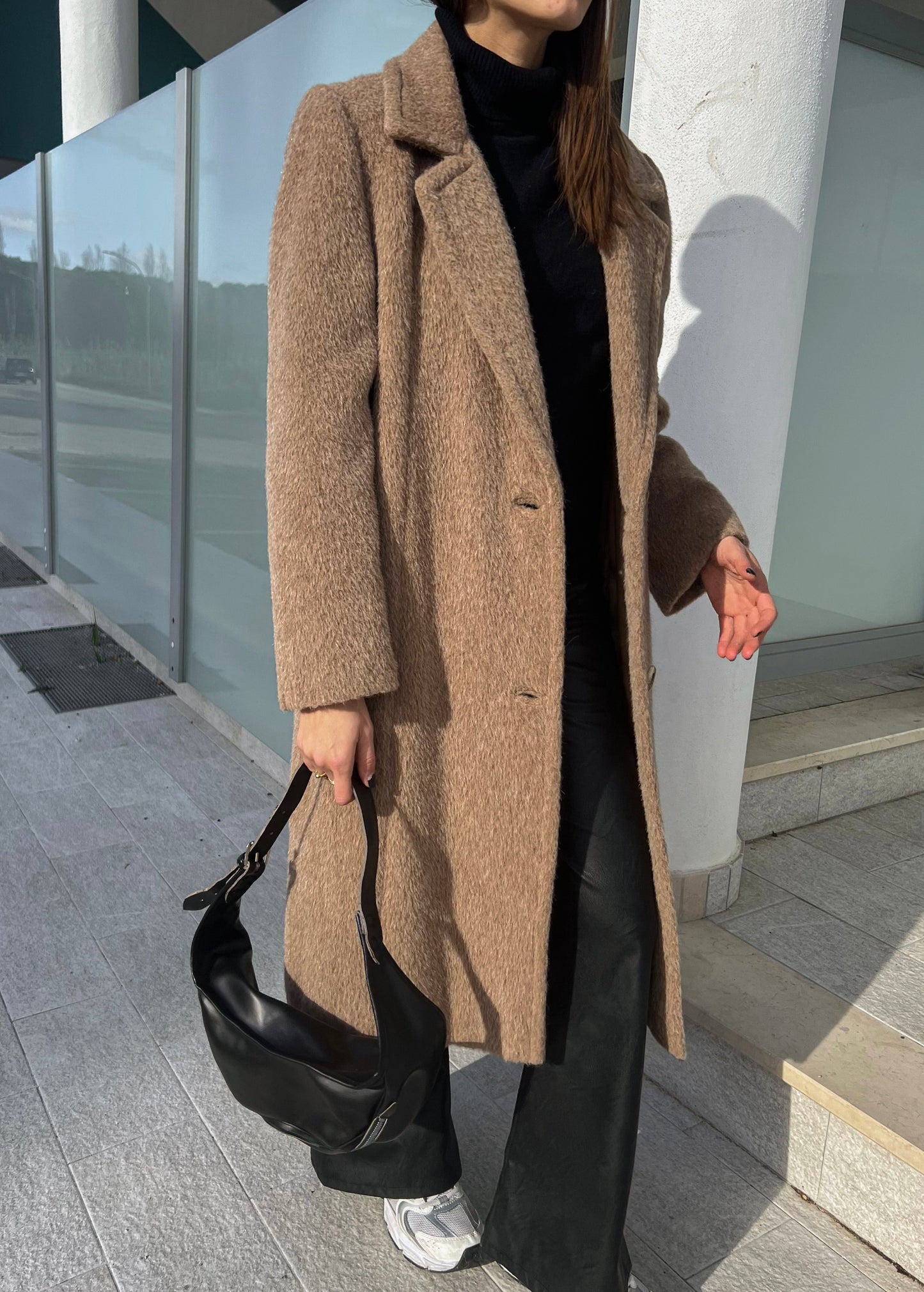 Vintage camel fur coat