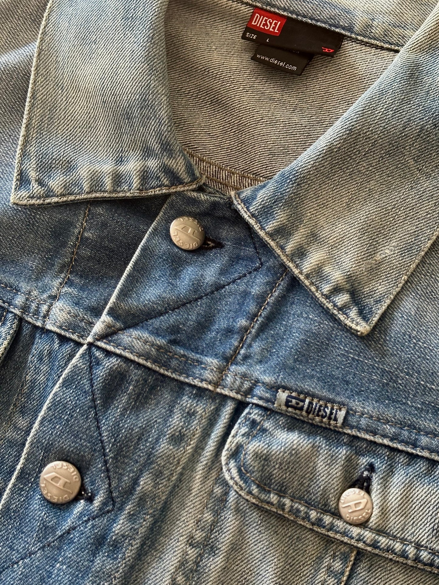 Diesel washed denim jacket