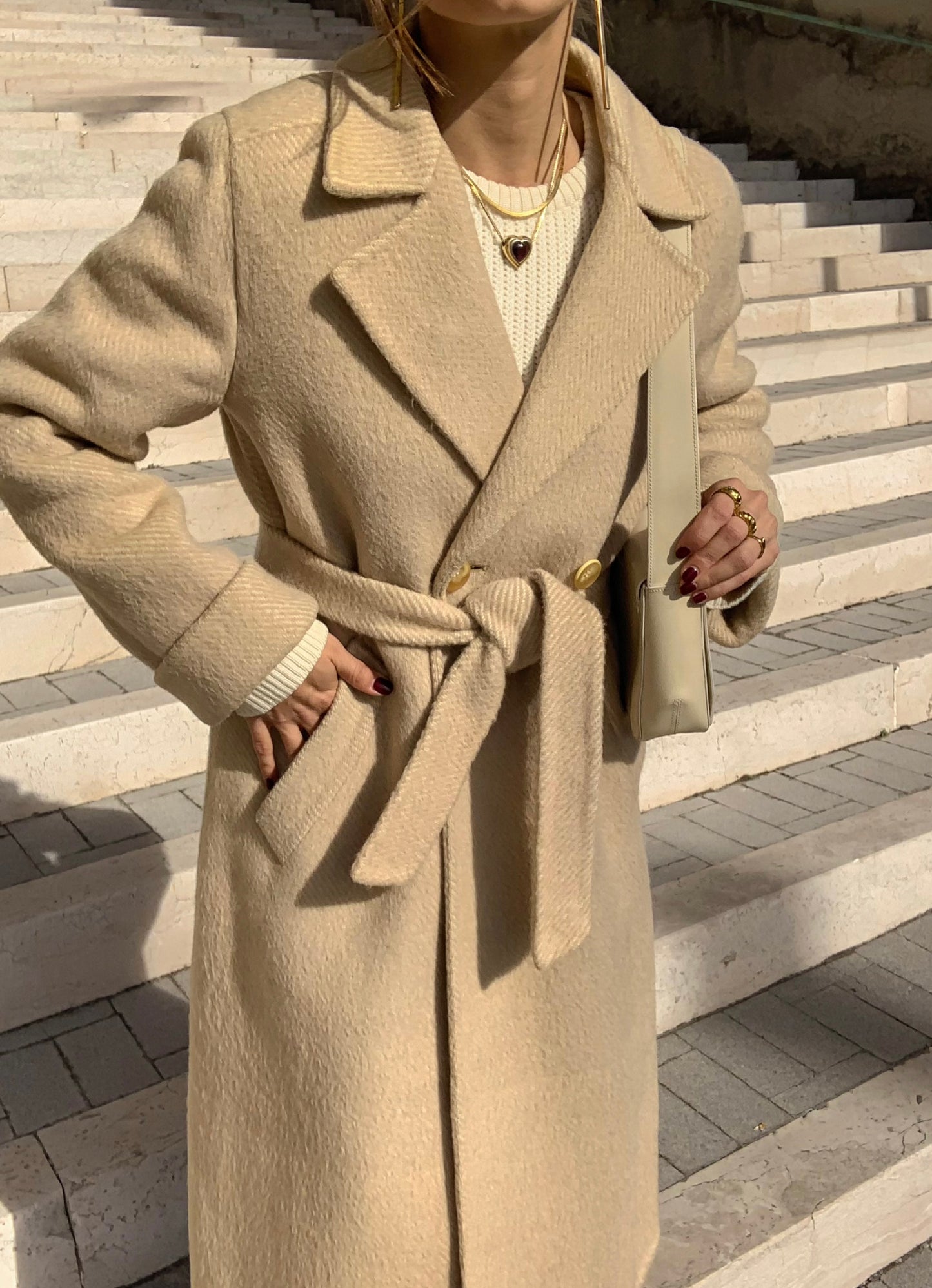 Vintage vanilla coat
