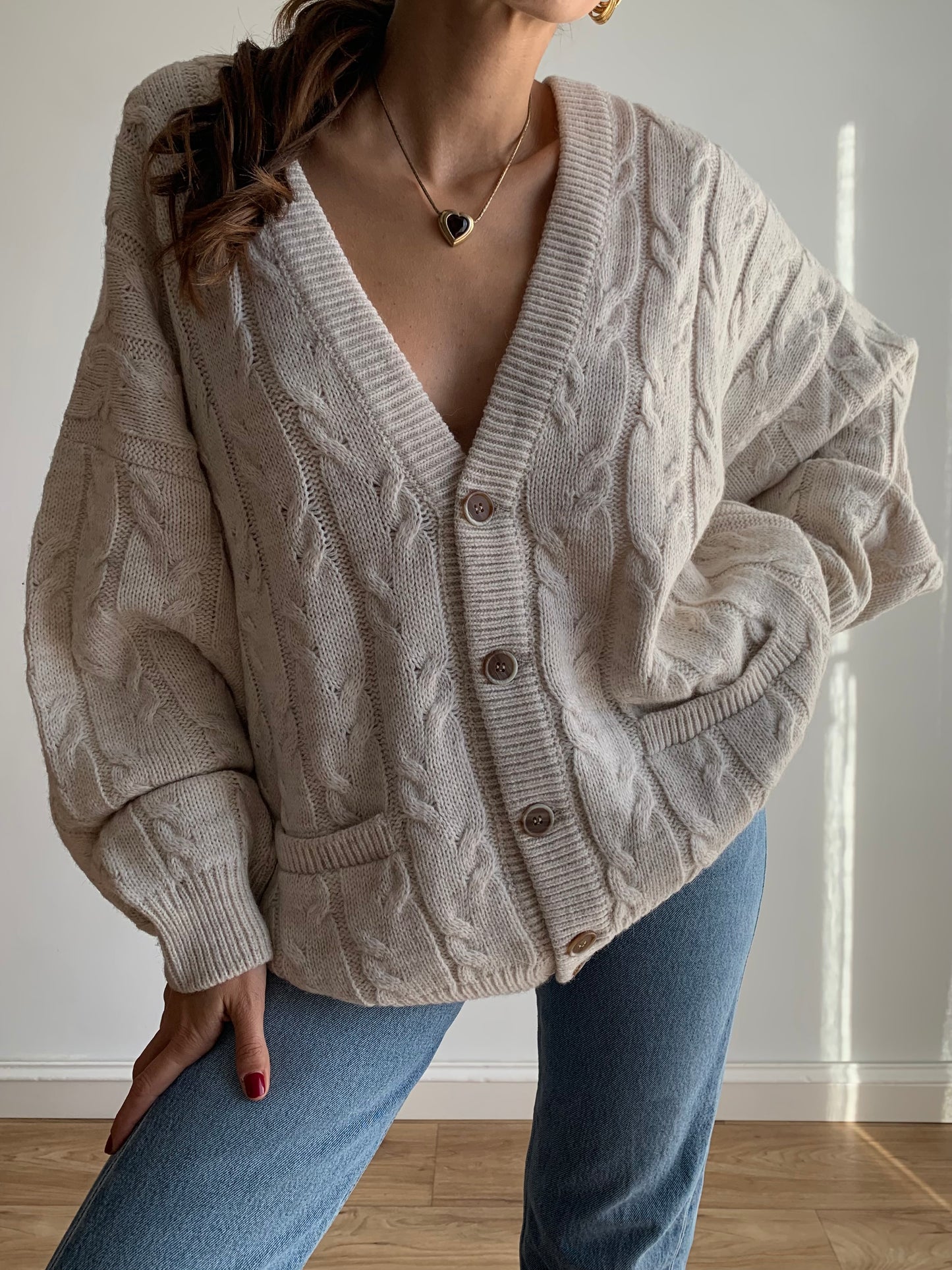 Ecru cardigan