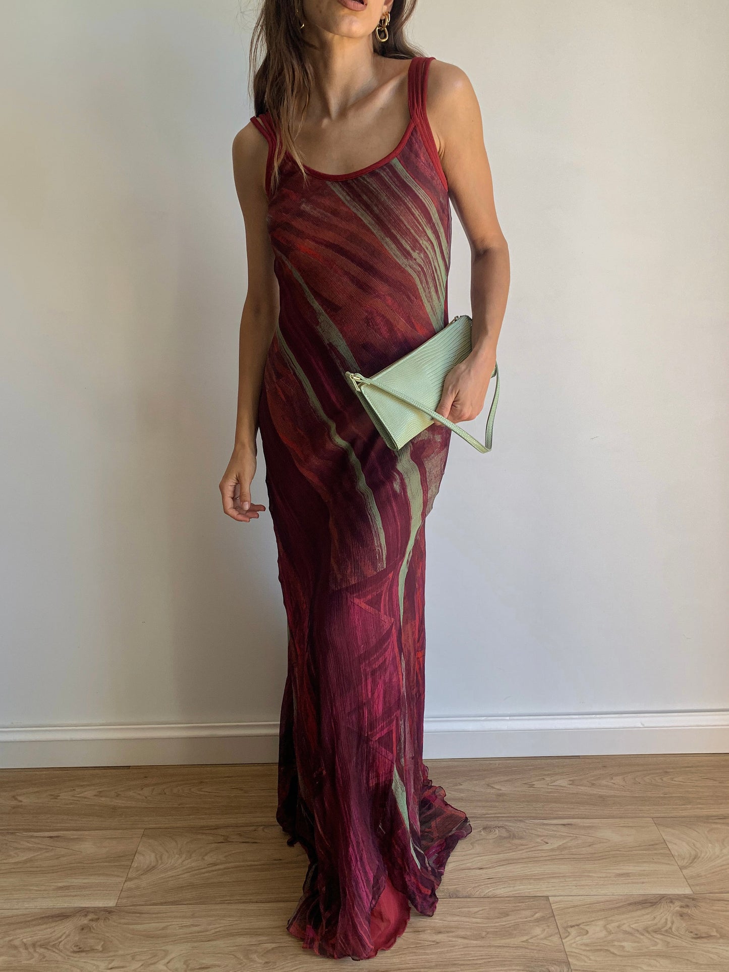 Marble effect dress