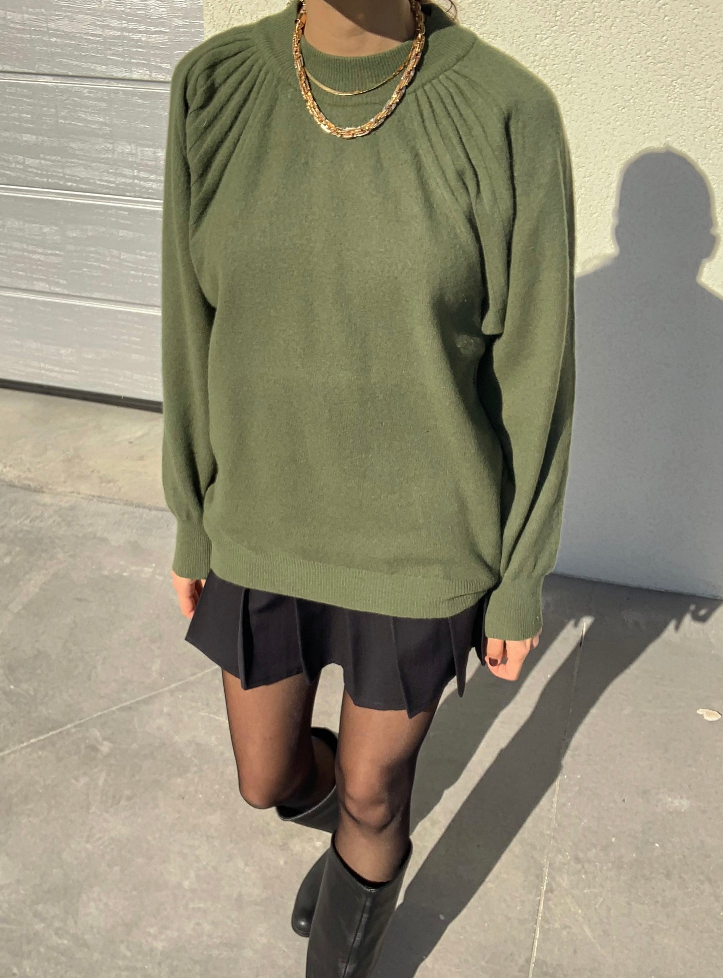 Vintage angora and wool cozy jumper