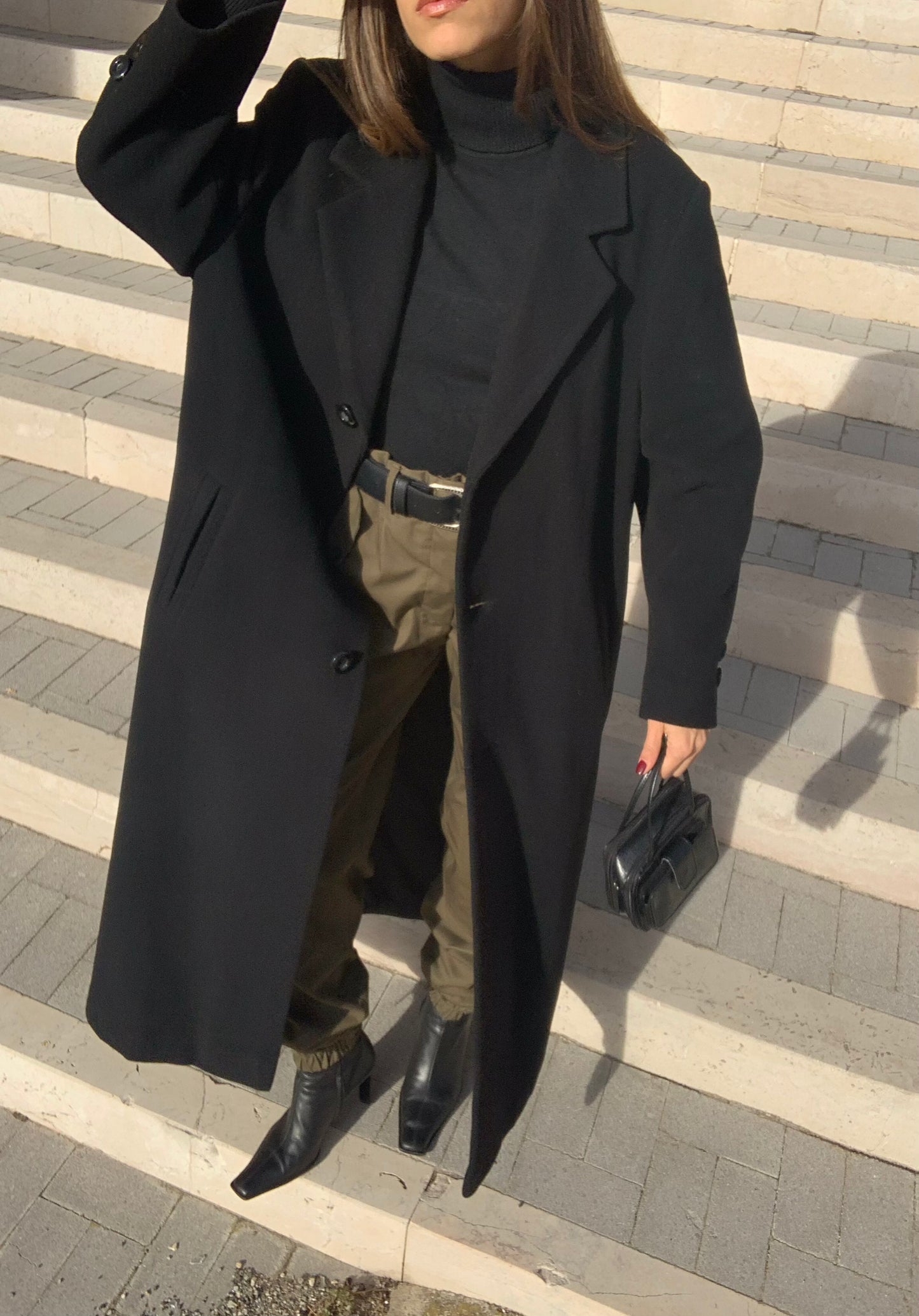 Vintage extra long coat