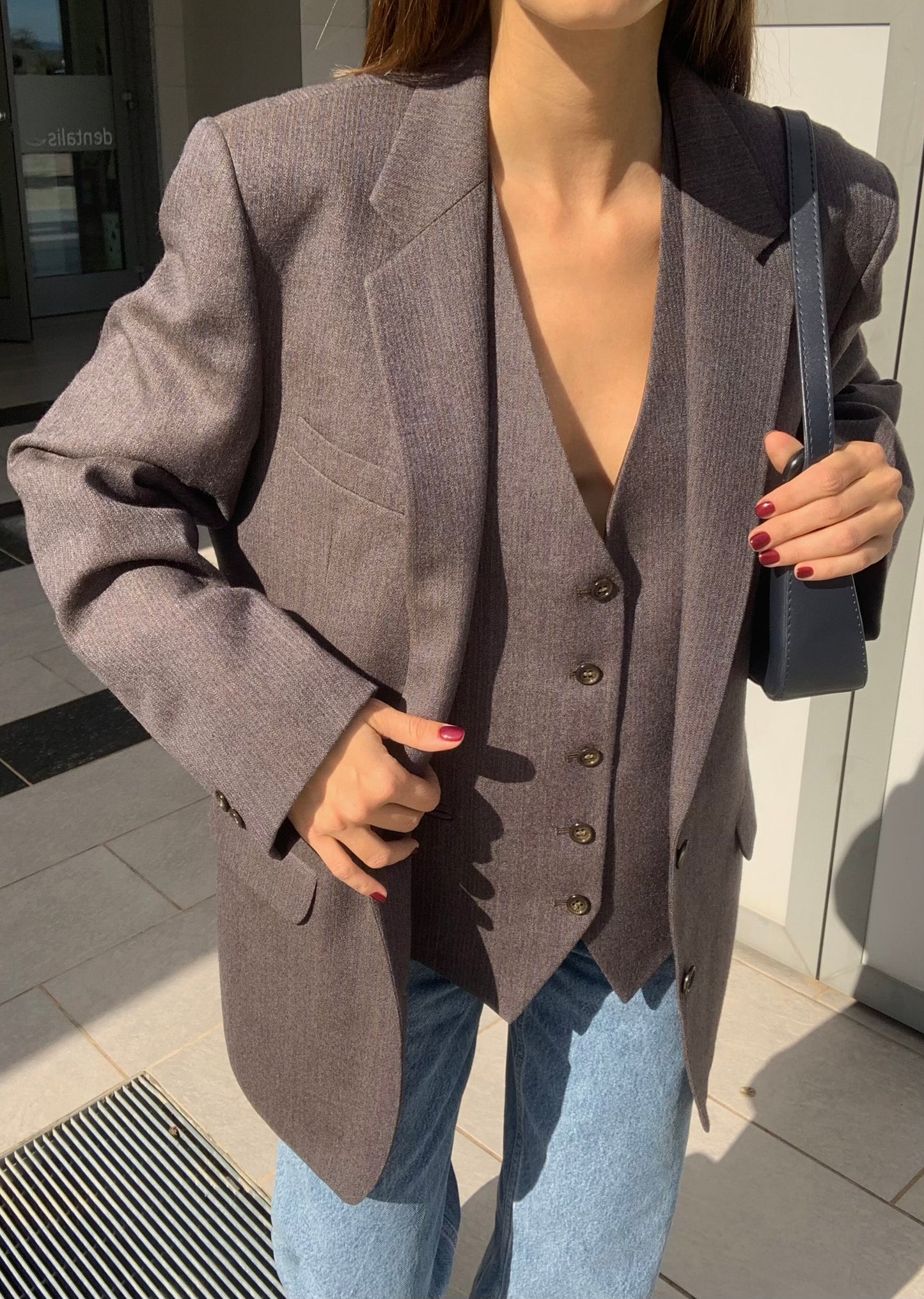 Vintage tailored two pieces set