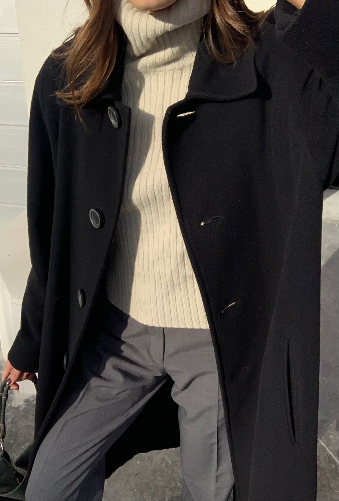 Vintage black coat