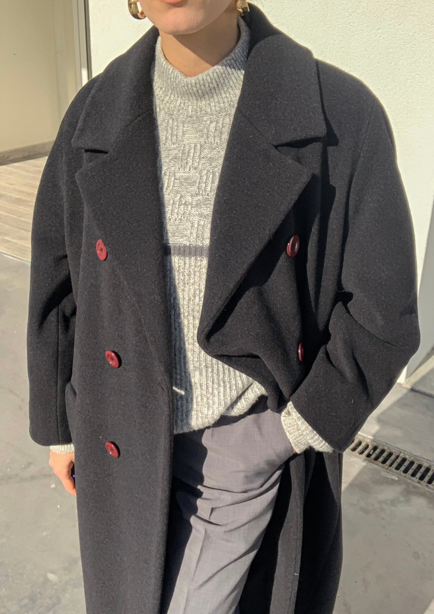 Vintage antracite coat