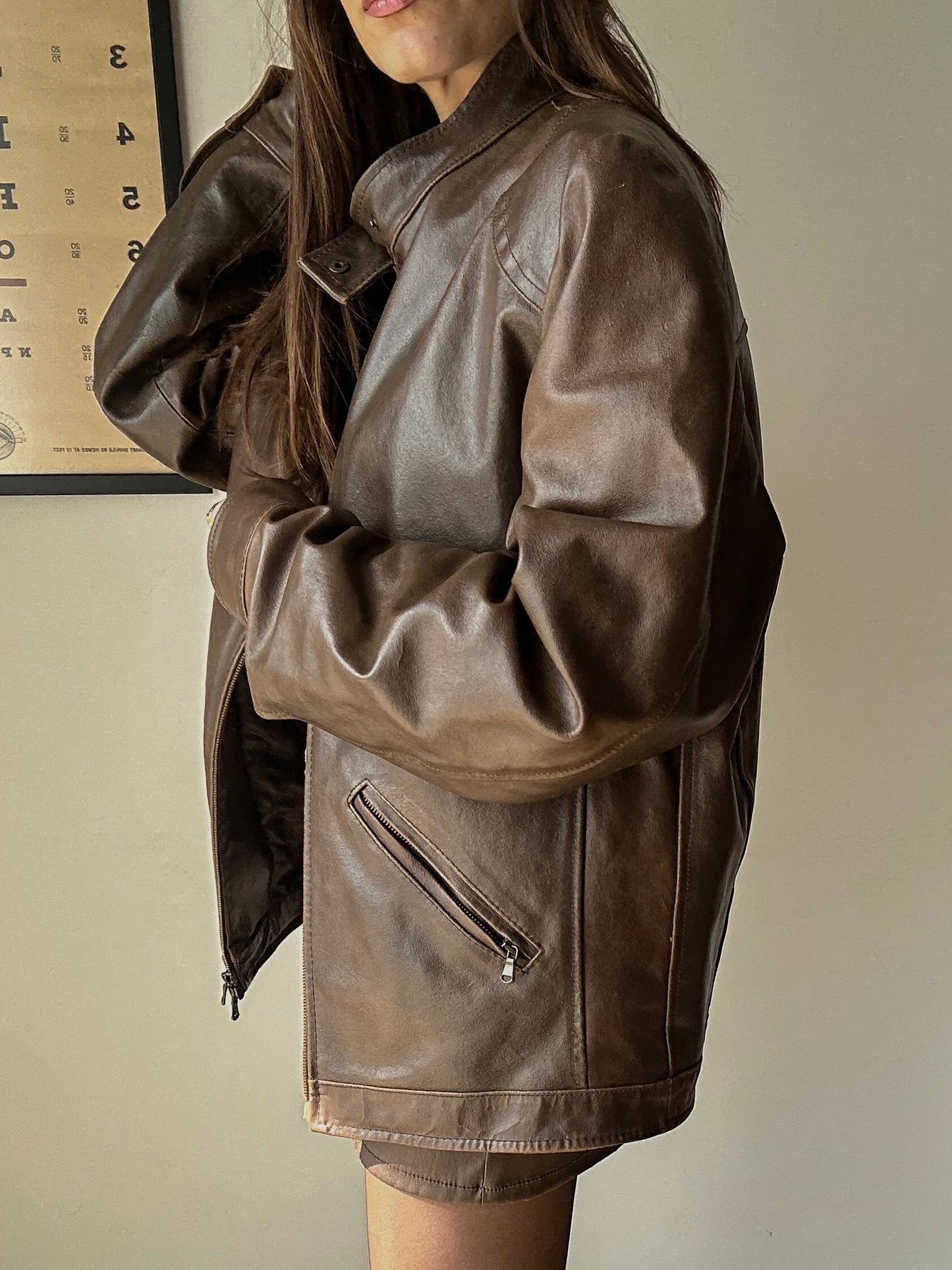 Moka distressed biker