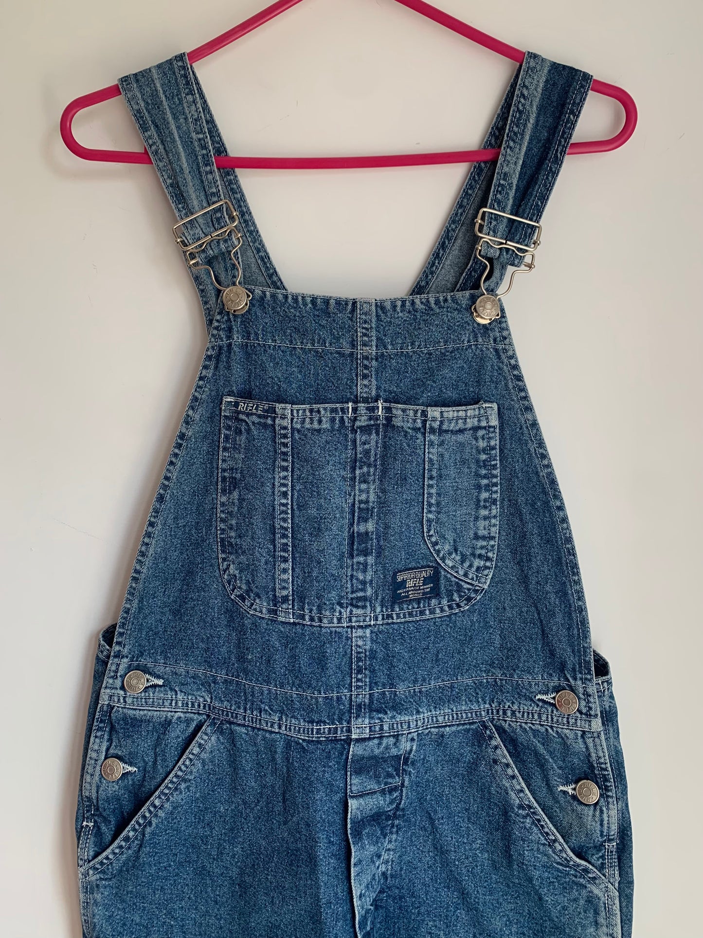 Vintage Rifle denim salopette