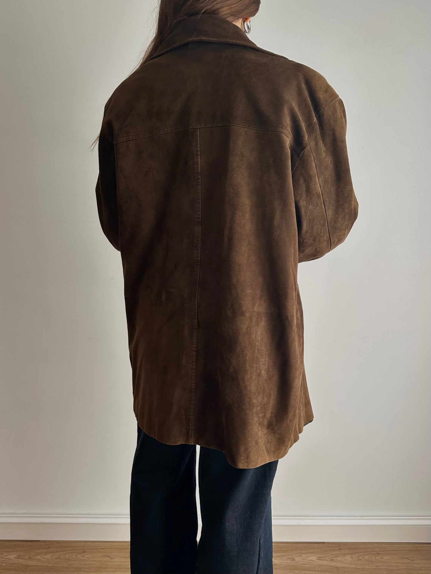 Suede choco jacket