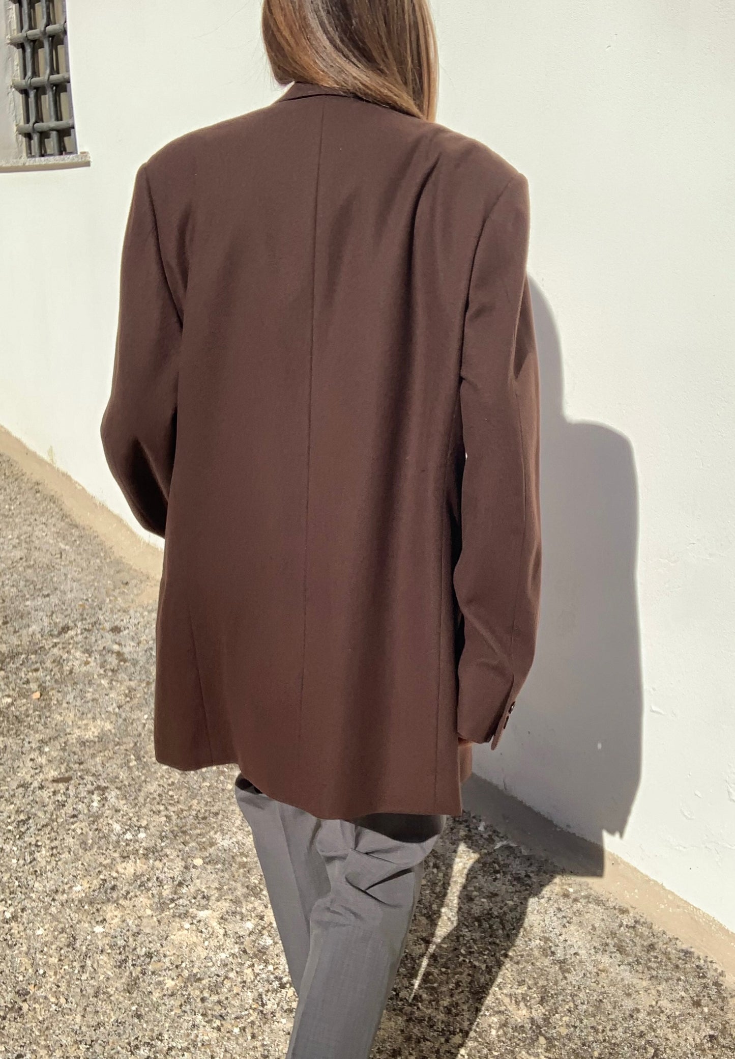 Vintage dark choco blazer