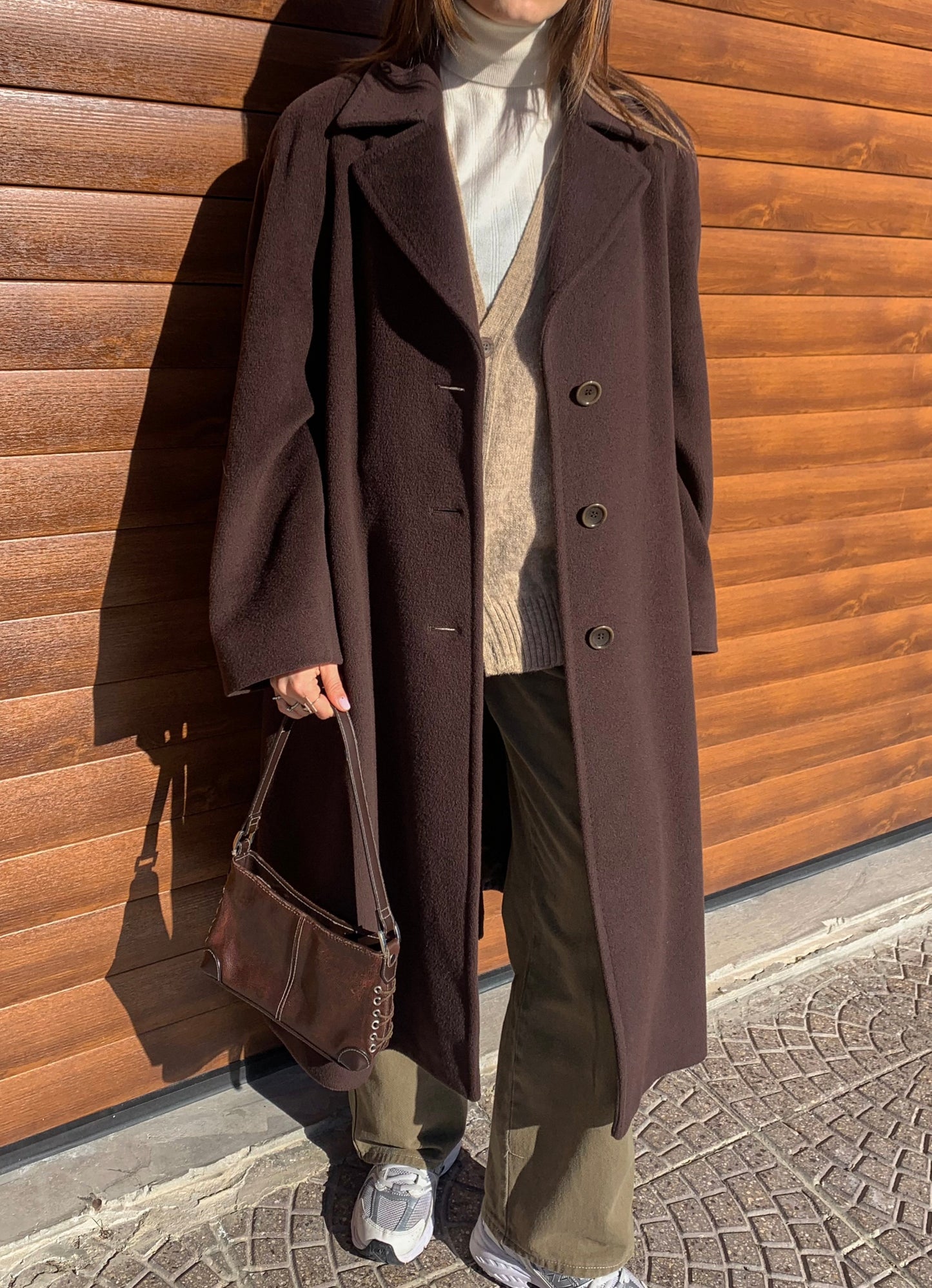 Vintage dark choco coat