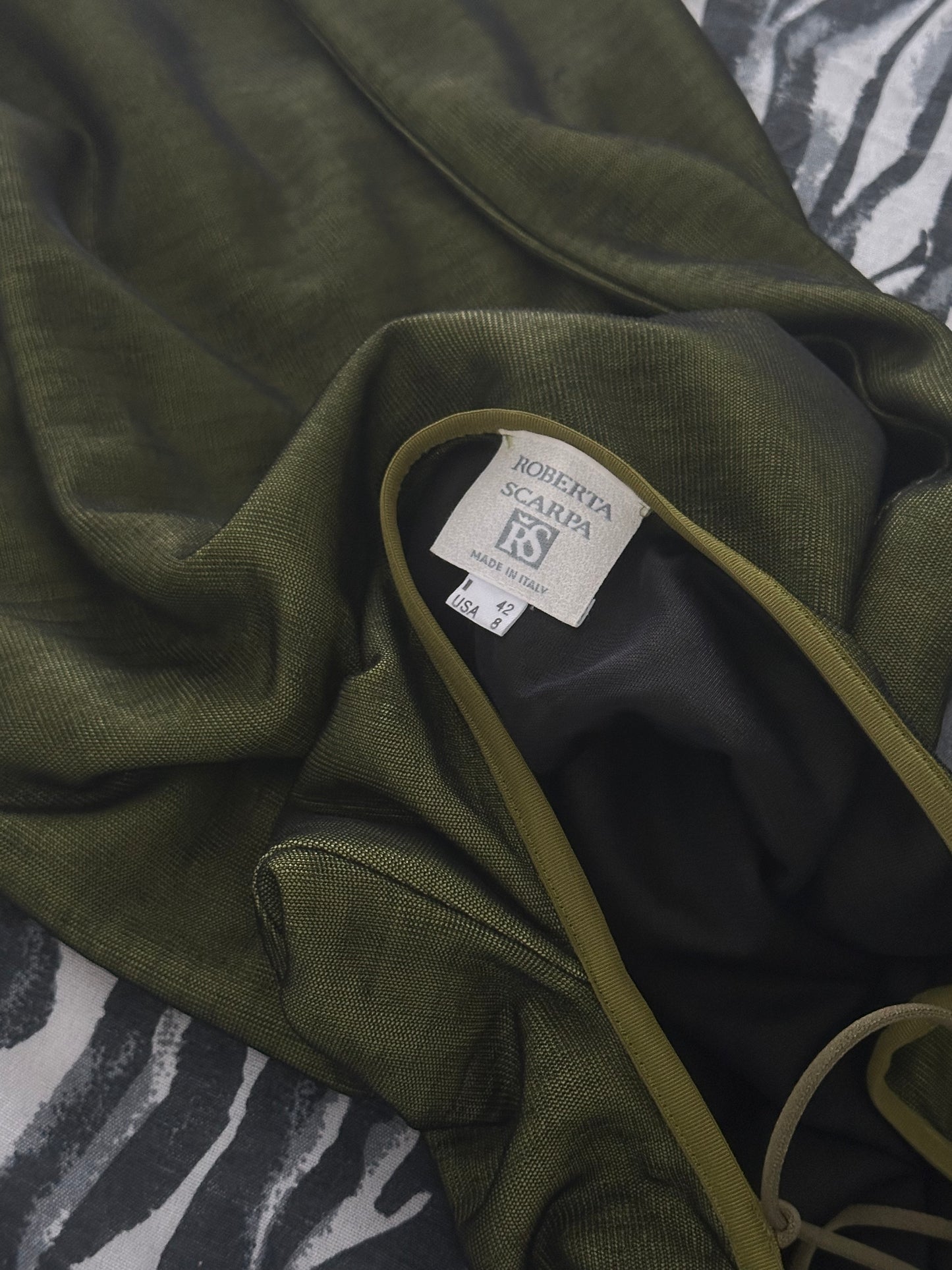 Olive event dress