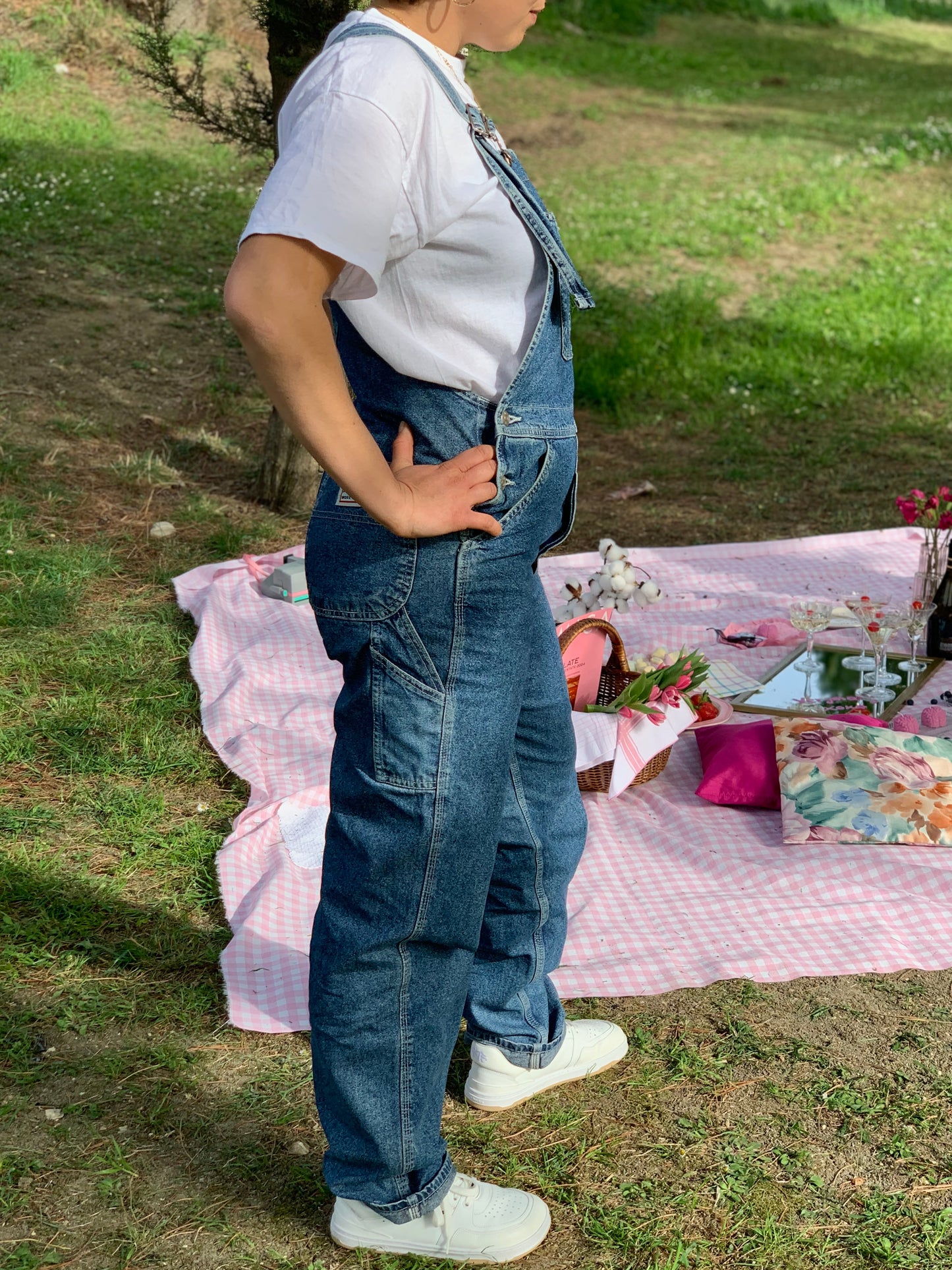 Vintage Rifle denim salopette
