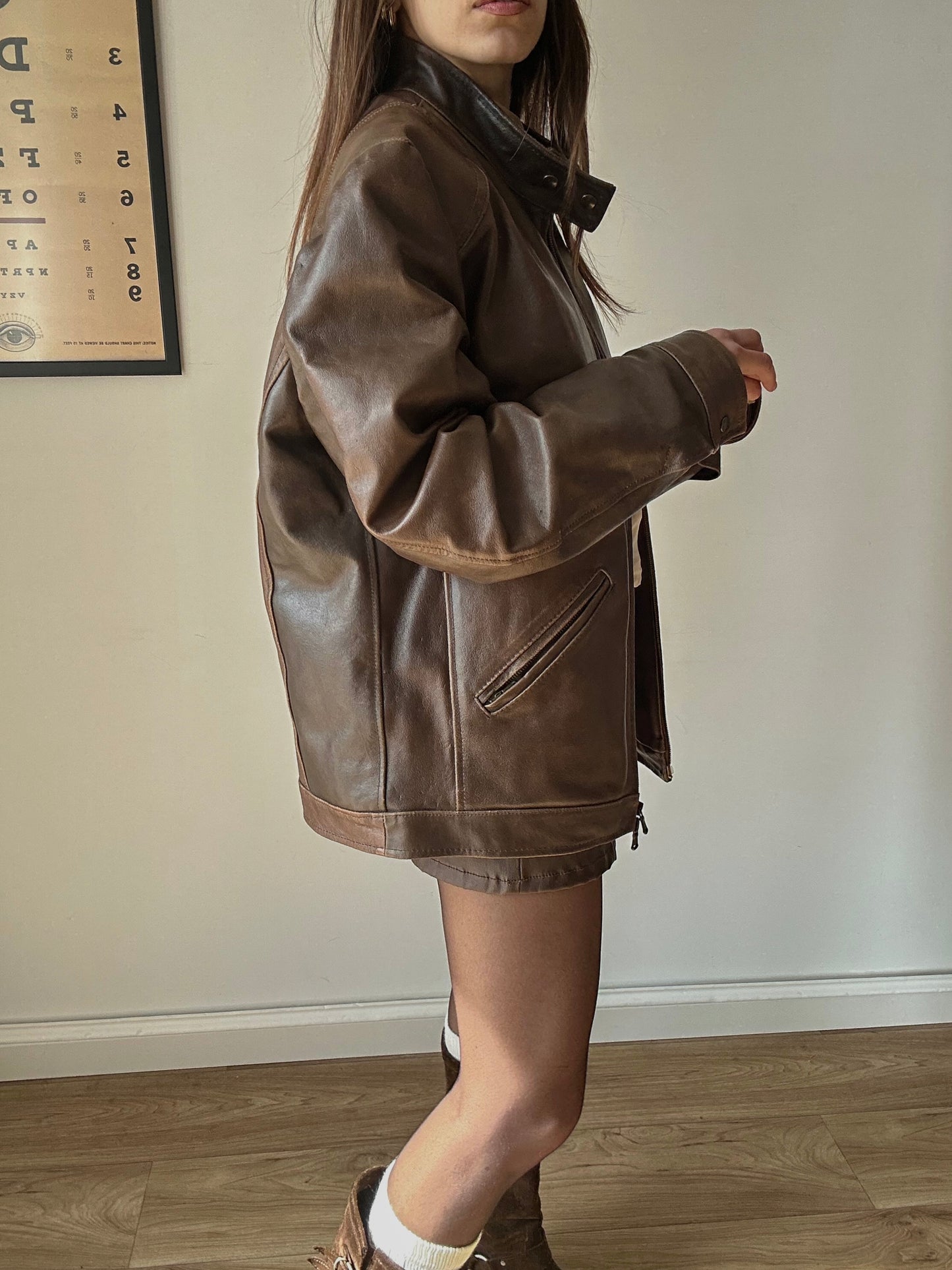 Moka distressed biker