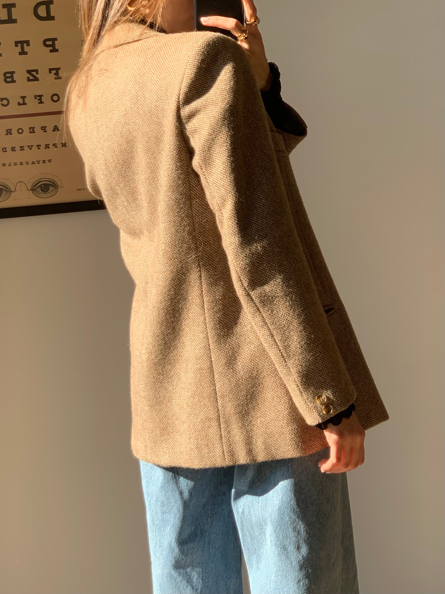 Spinato fitted blazer