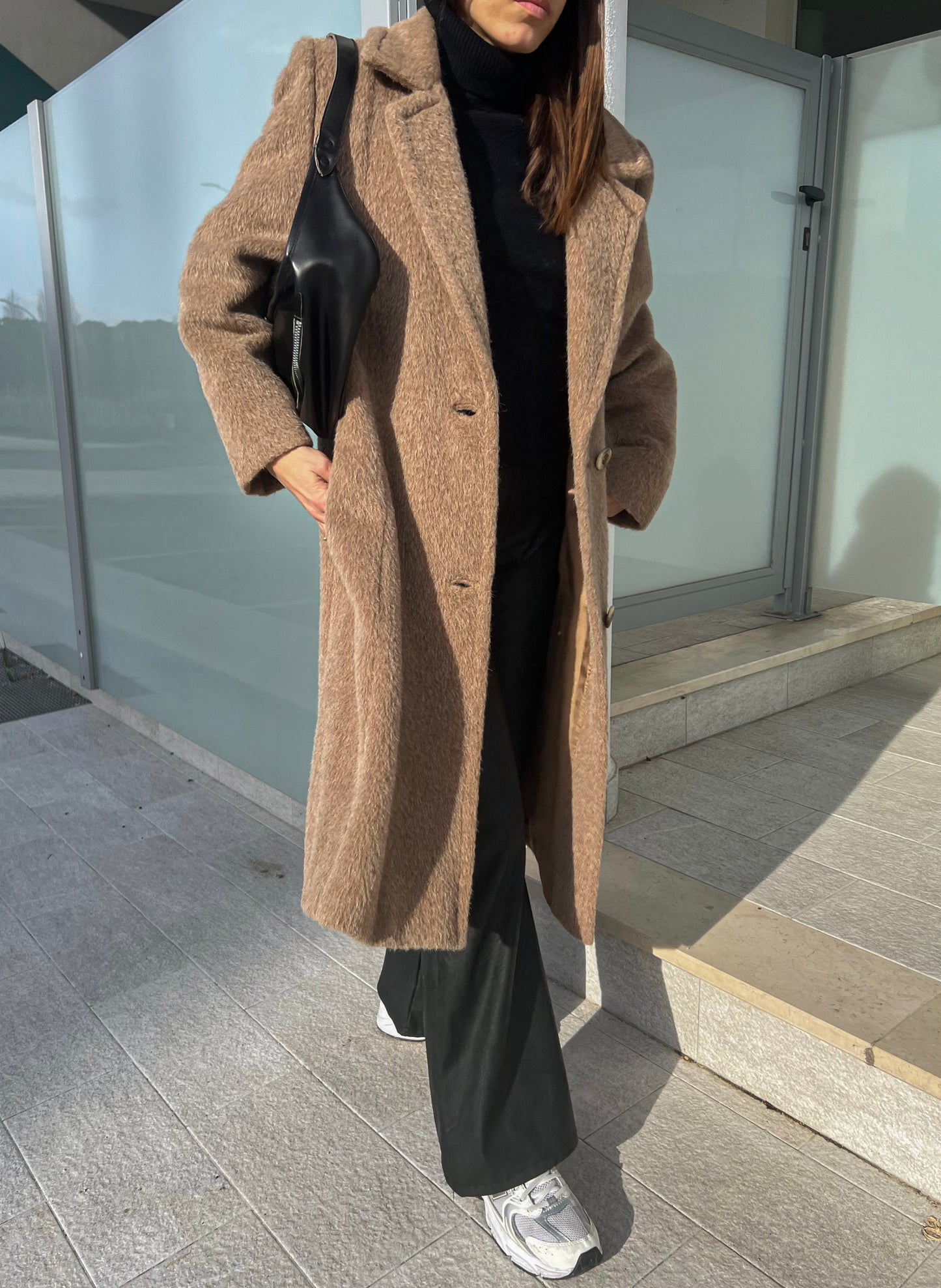 Vintage camel fur coat