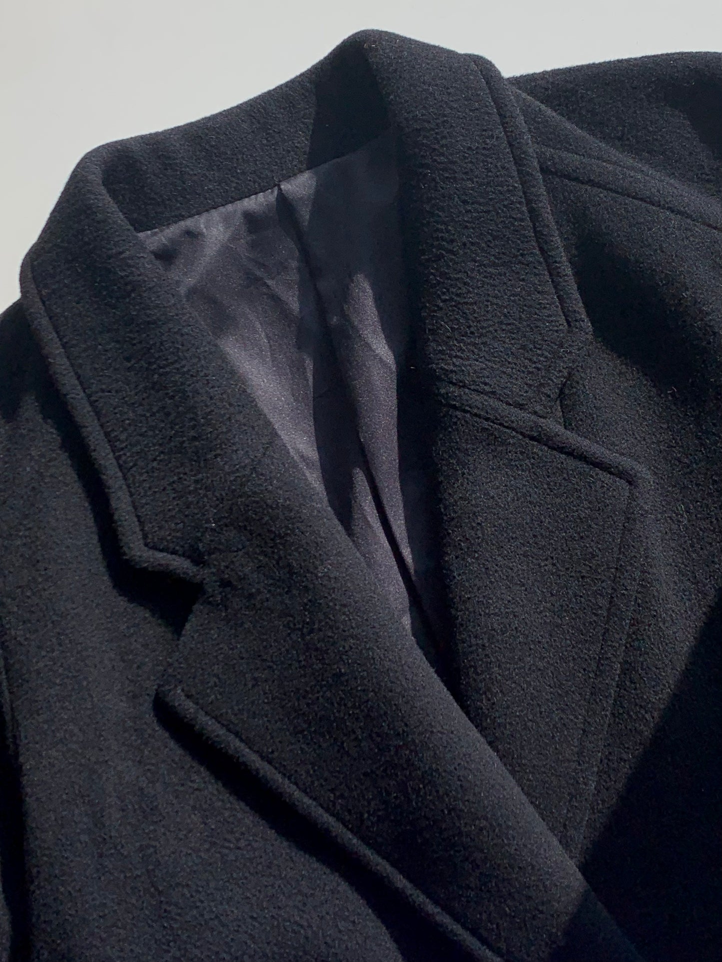 Vintage x-long black coat