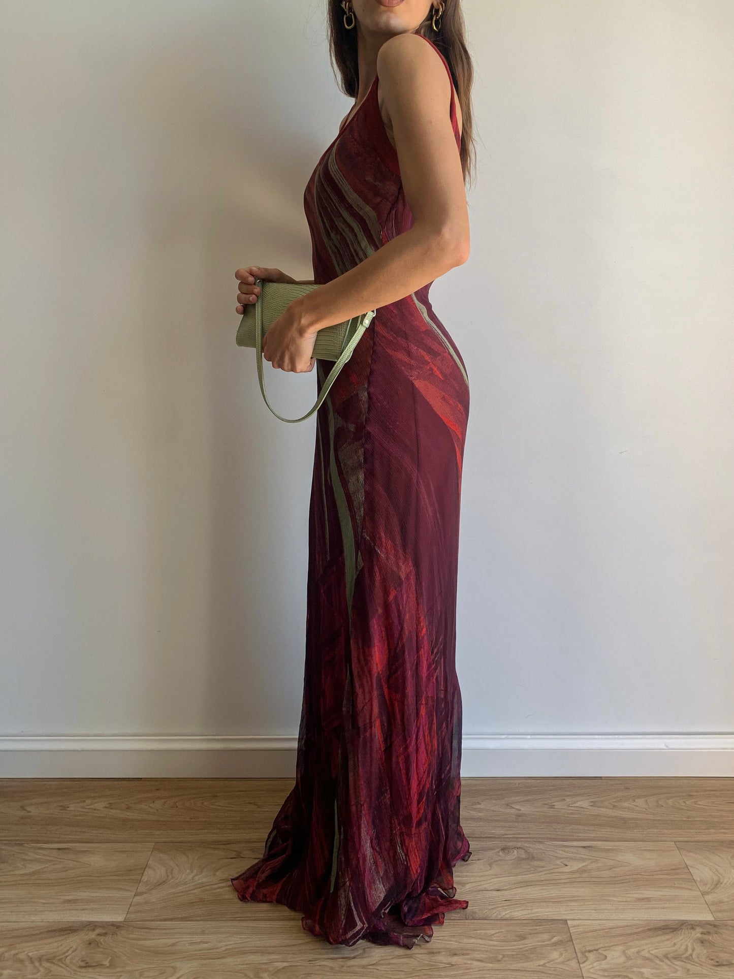 Marble effect dress