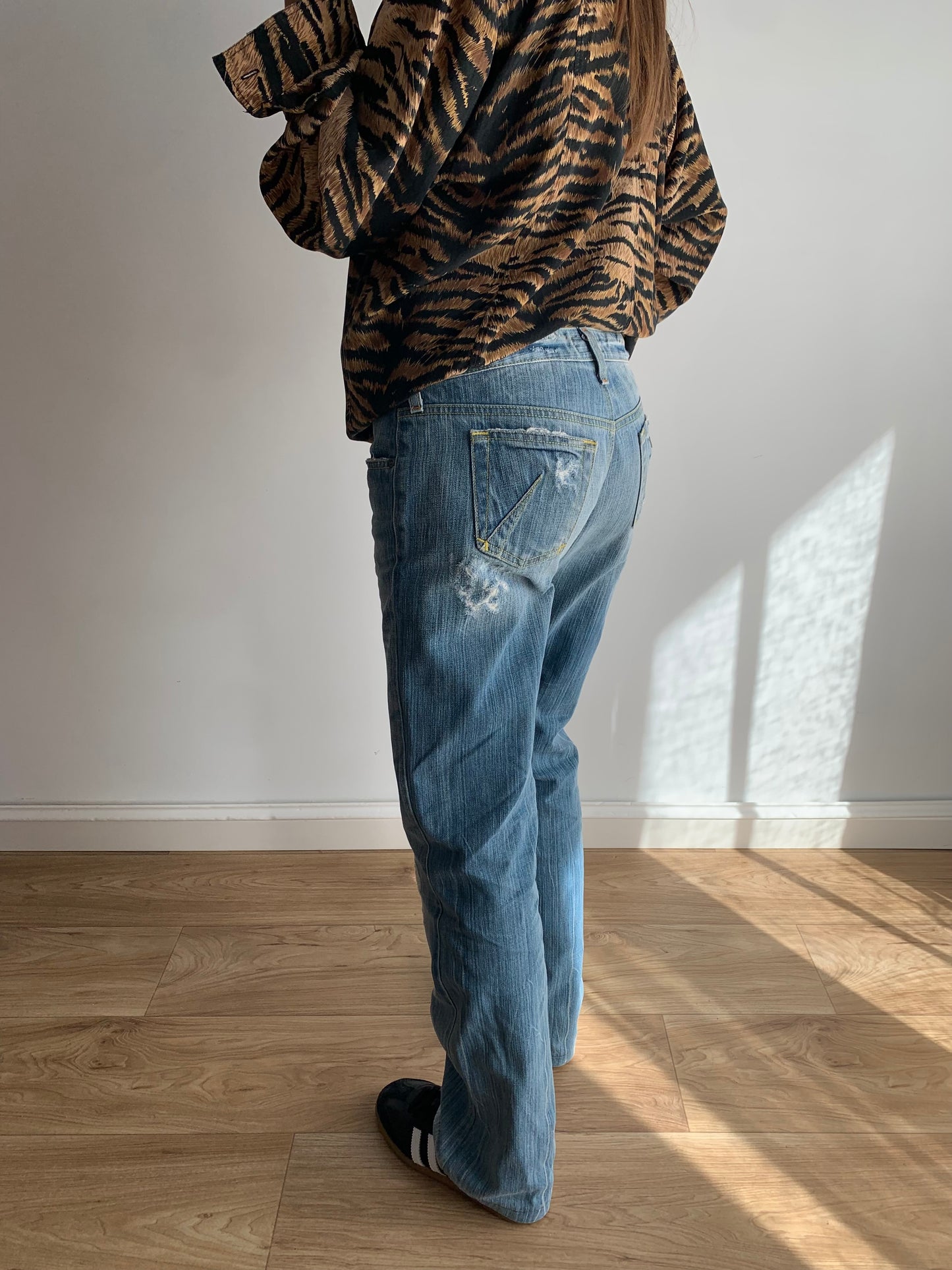 Armani low-waist denim