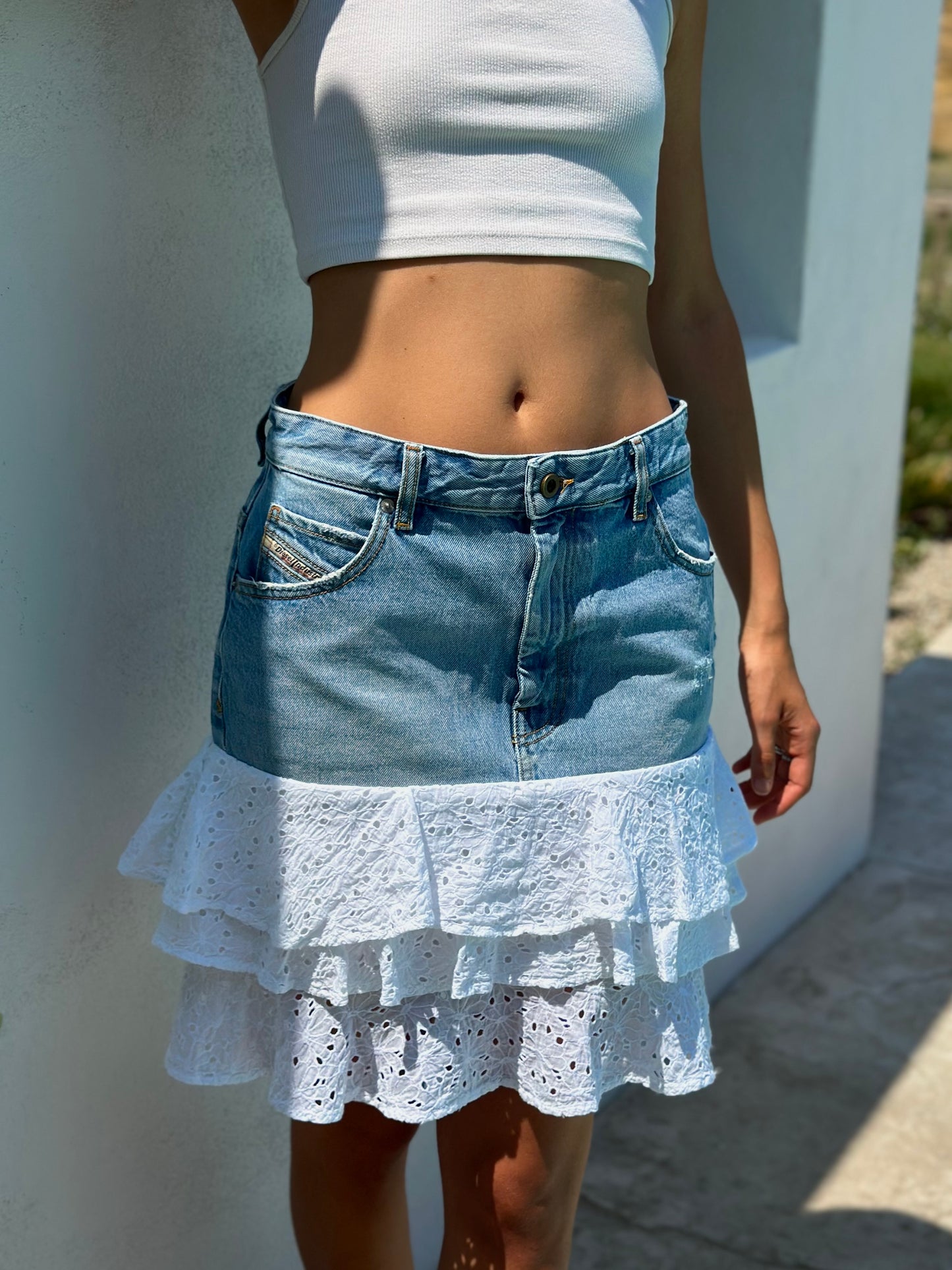Diesel reworked skirt