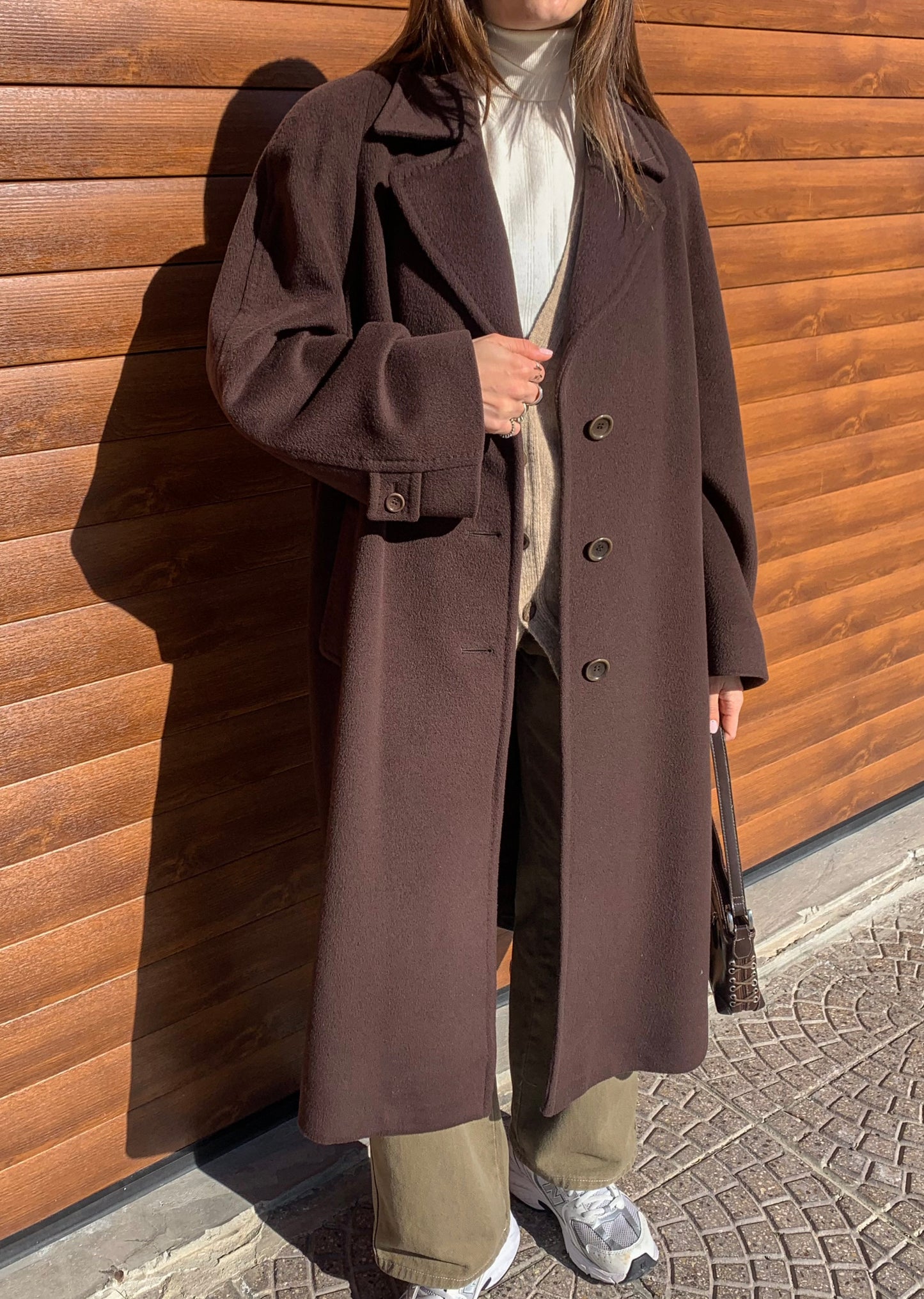 Vintage dark choco coat