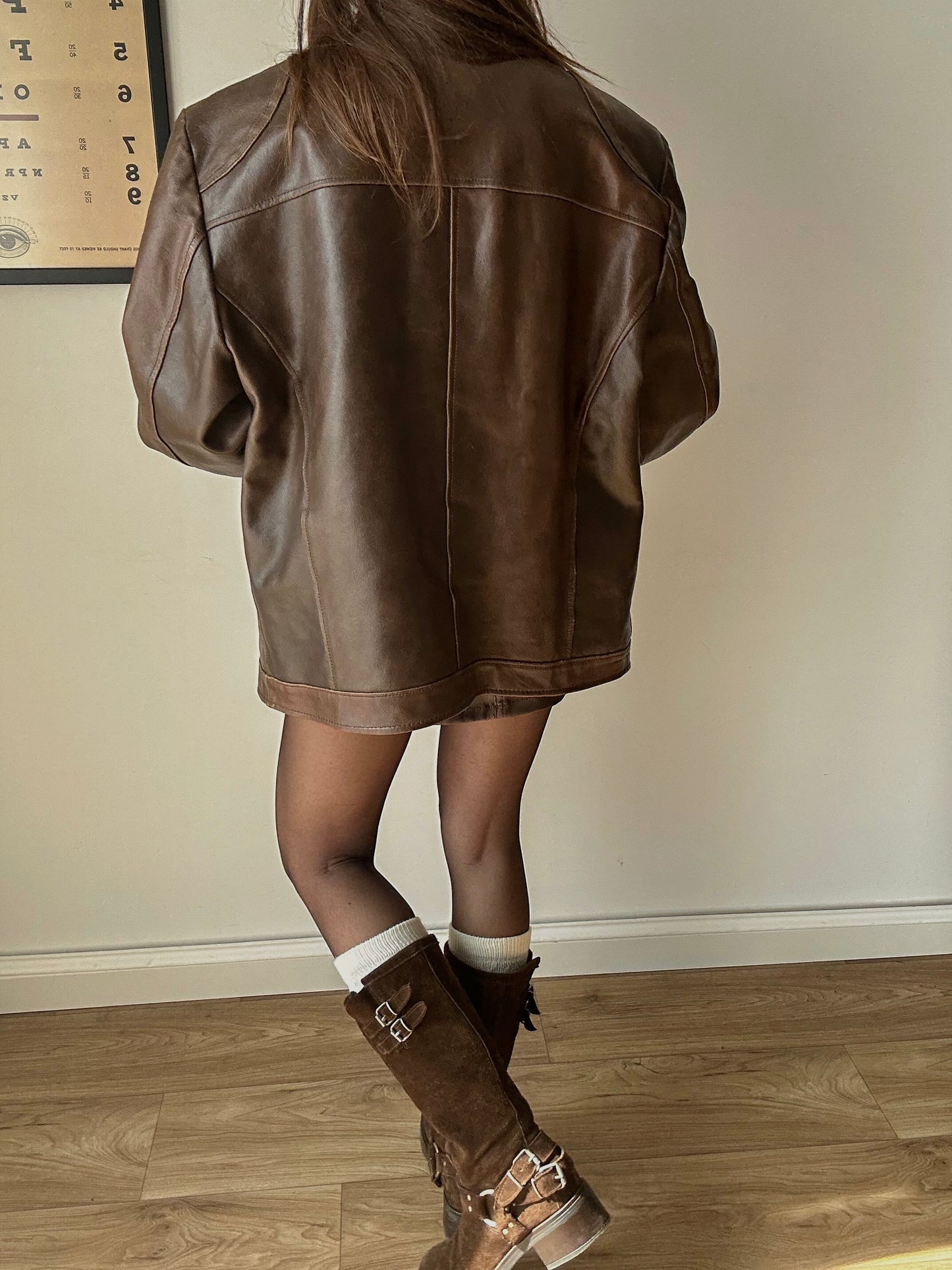 Moka distressed biker