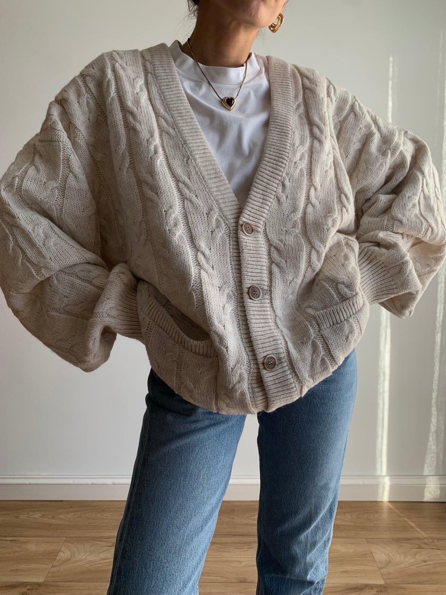 Ecru cardigan