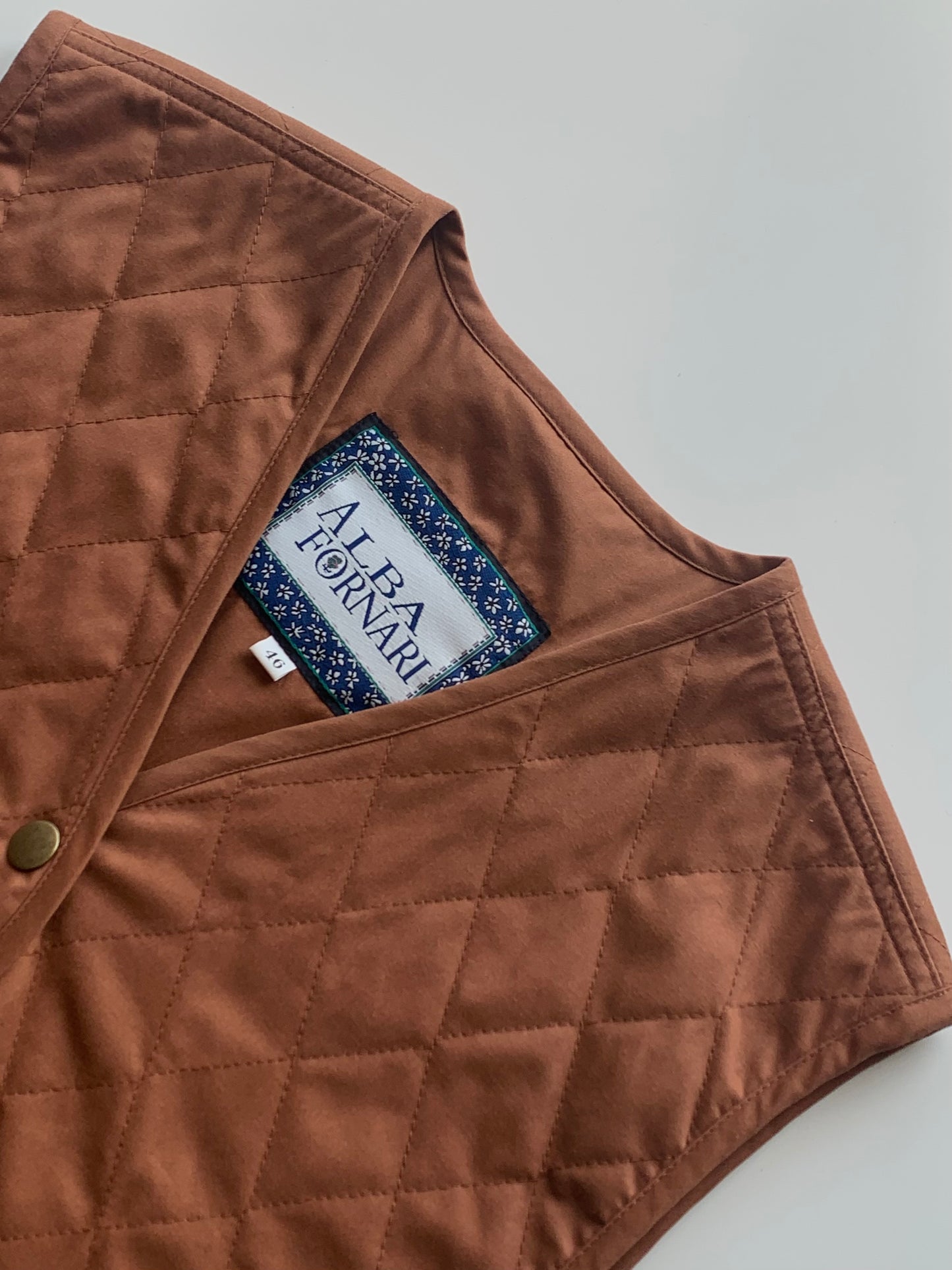 Vintage burnt orange vest