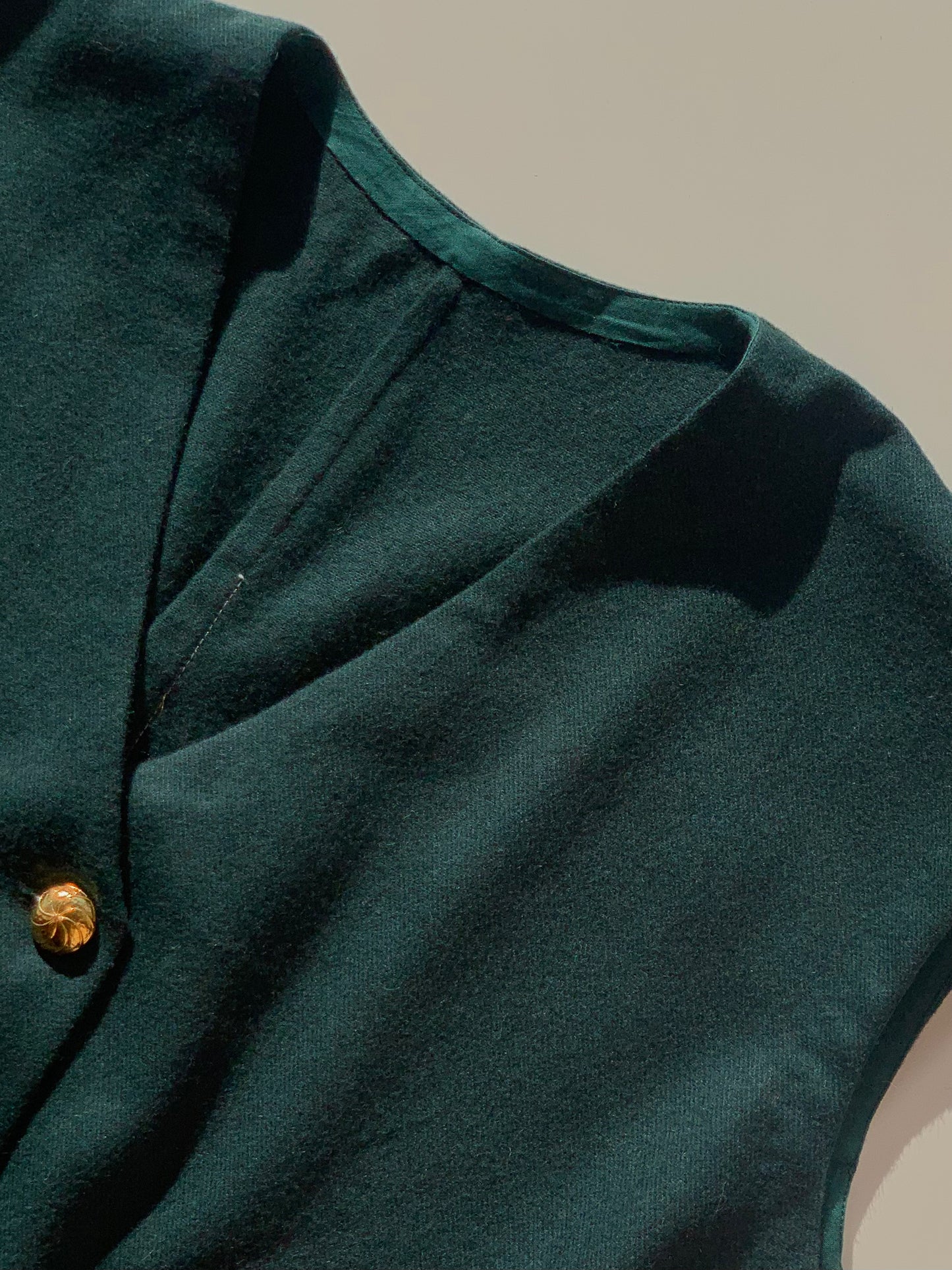 Vintage pure wool vest