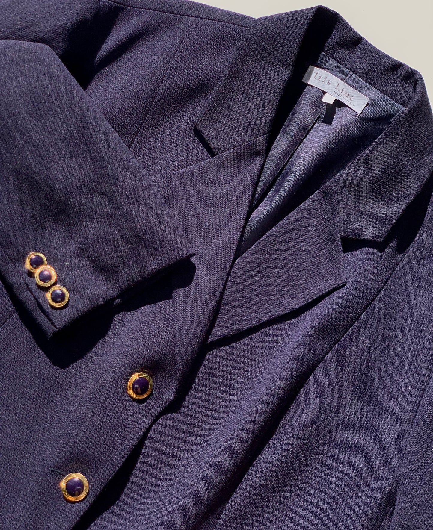Vintage navy blue blazer